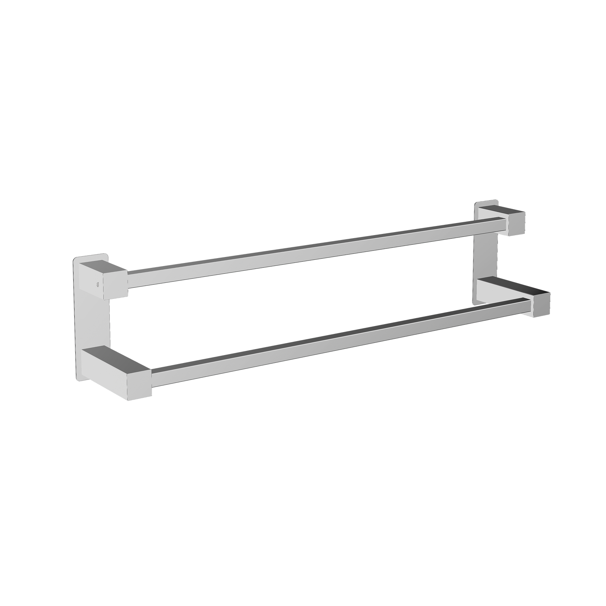 Porte-serviettes OLA - Inox - env. 64 x 11 cm - design angulaire - couleur au choix