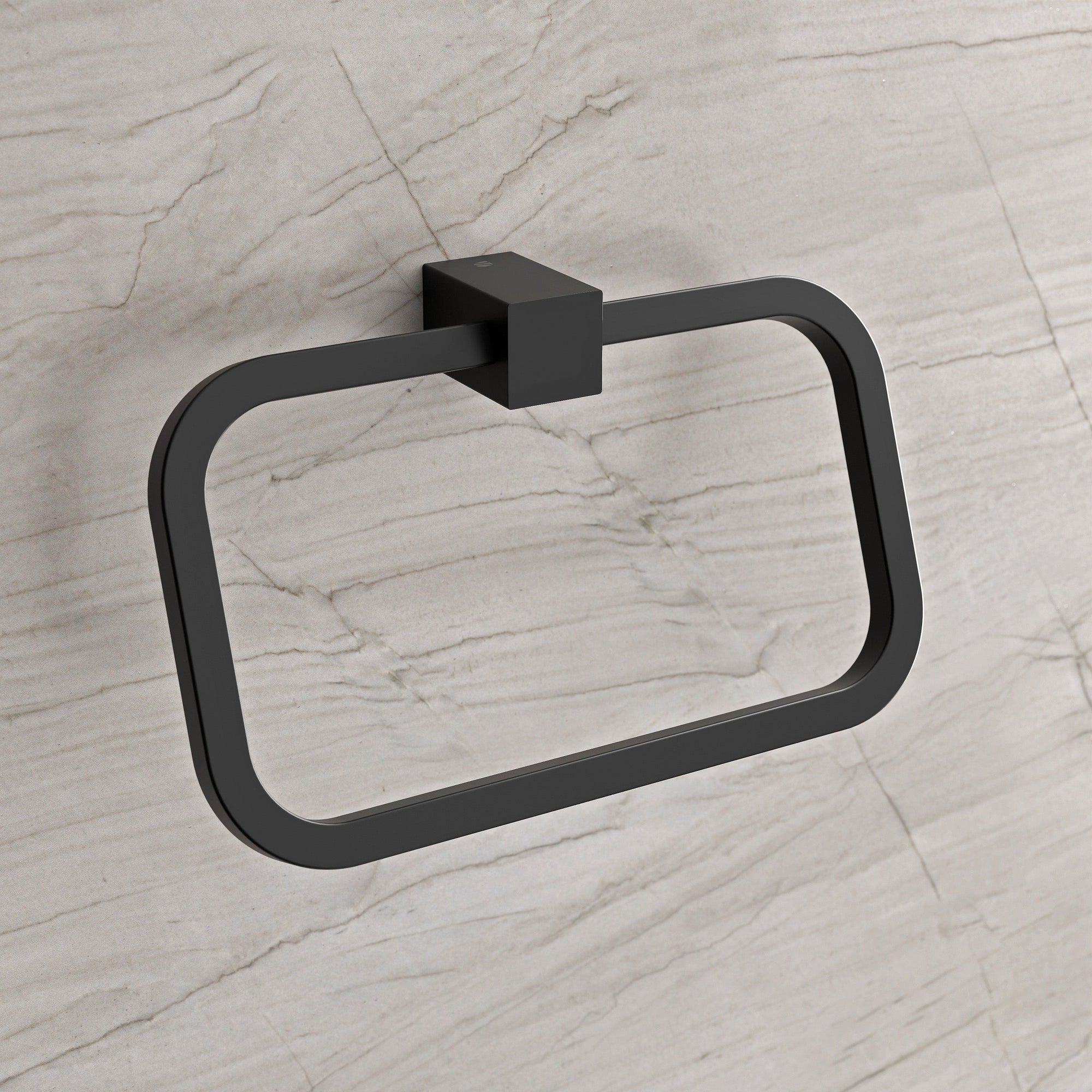 Anneau porte-serviettes OLA - Acier inoxydable - 23 x 9,3 cm - Carré - couleur au choix