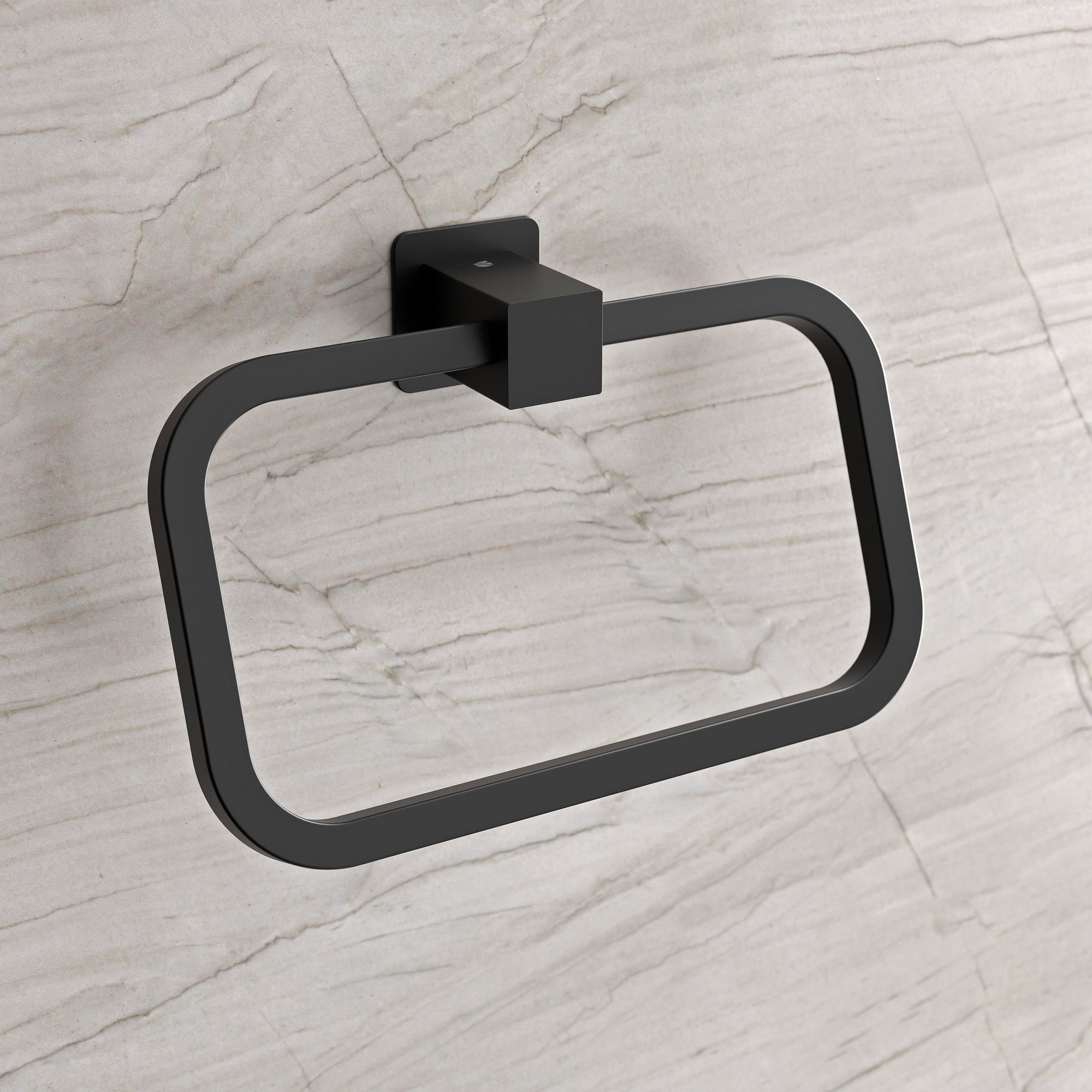 Anneau porte-serviettes OLA - Acier inoxydable - 23 x 9,3 cm - Carré - couleur au choix