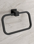 Anneau porte-serviettes OLA - Acier inoxydable - 23 x 9,3 cm - Carré - couleur au choix