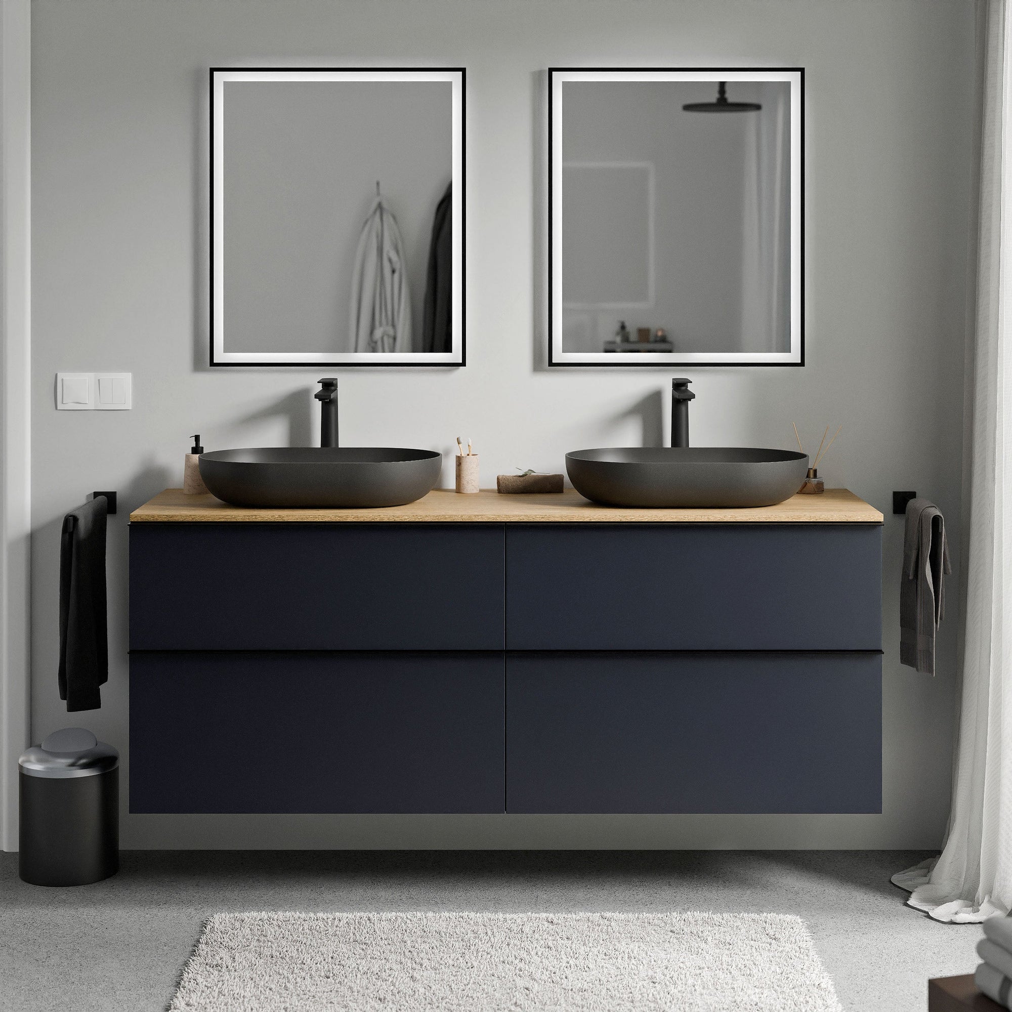 Meuble salle de bains LAVOA 160 cm