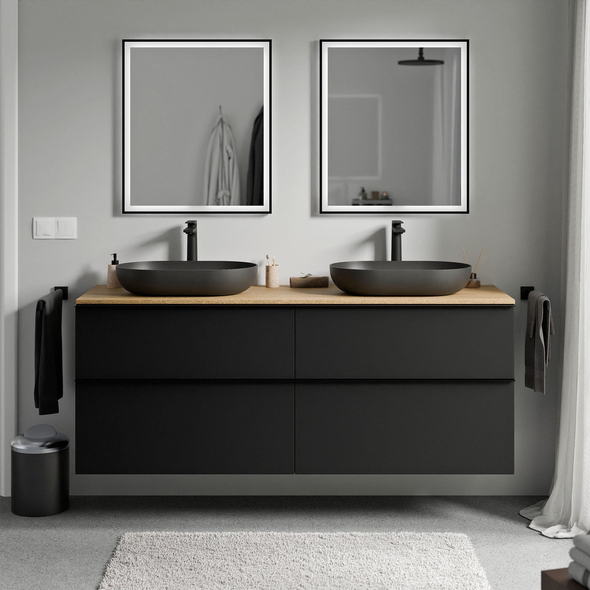 Meuble salle de bains LAVOA 160 cm