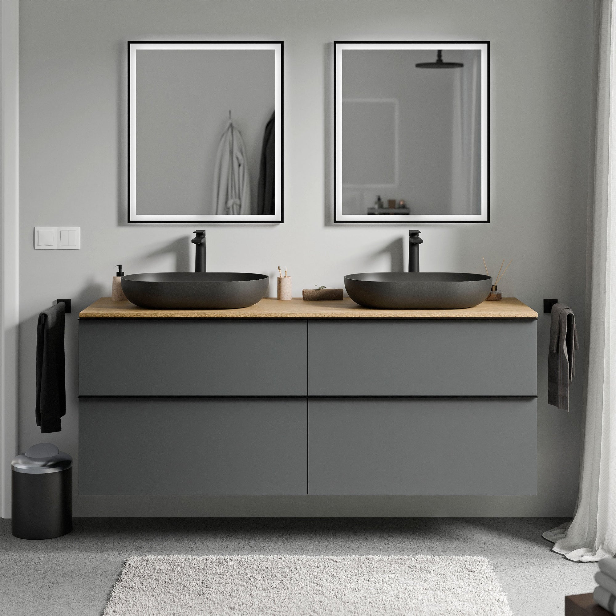 Meuble salle de bains LAVOA 160 cm