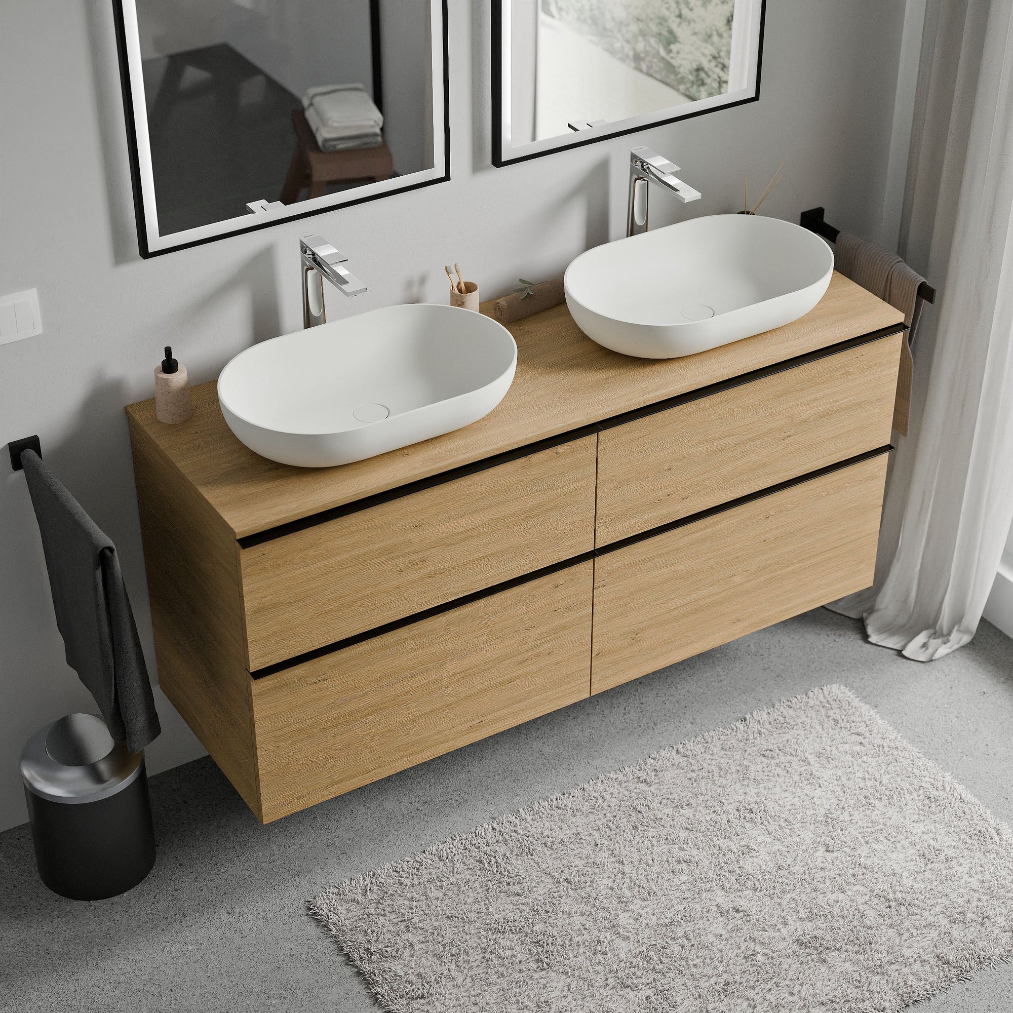 Meuble salle de bain LAVOA 120 cm