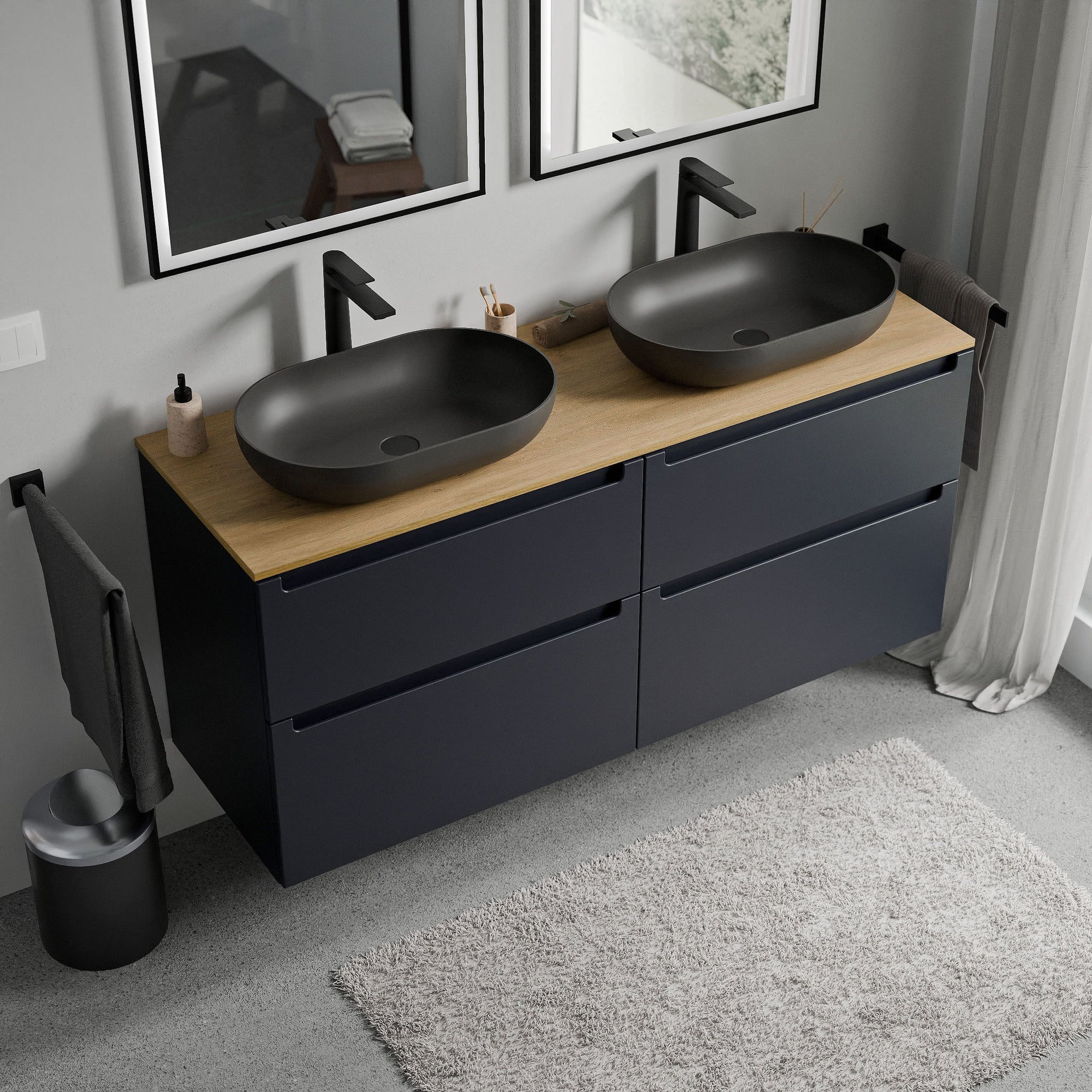 Meuble salle de bain VIREO 120 cm