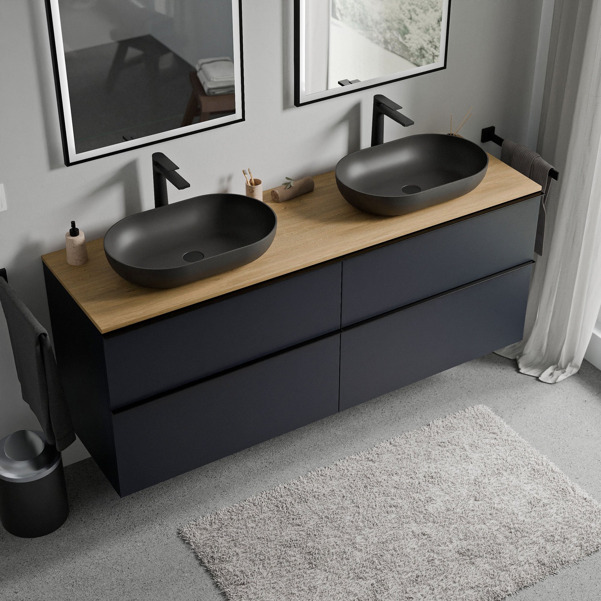 Meuble salle de bains LAVOA 160 cm