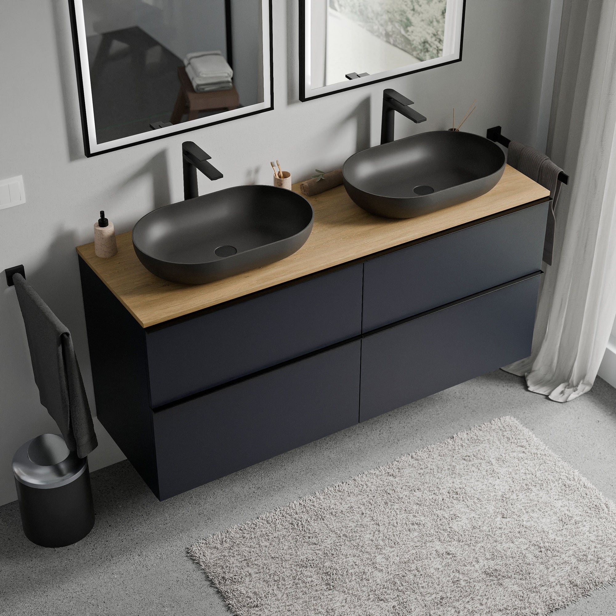 Meuble salle de bain LAVOA 120 cm