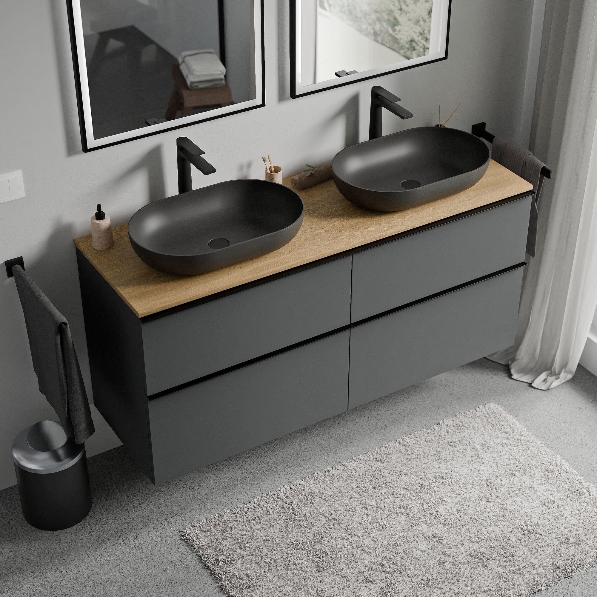 Meuble salle de bain LAVOA 120 cm