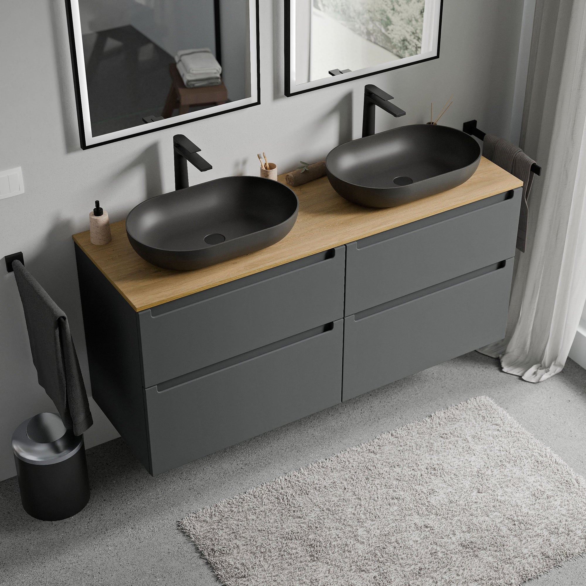 Meuble salle de bain VIREO 120 cm