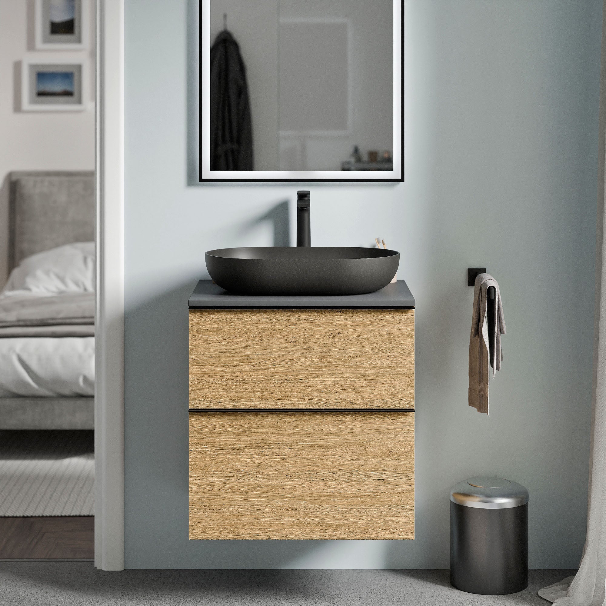 Meuble salle de bain LAVOA 60 cm