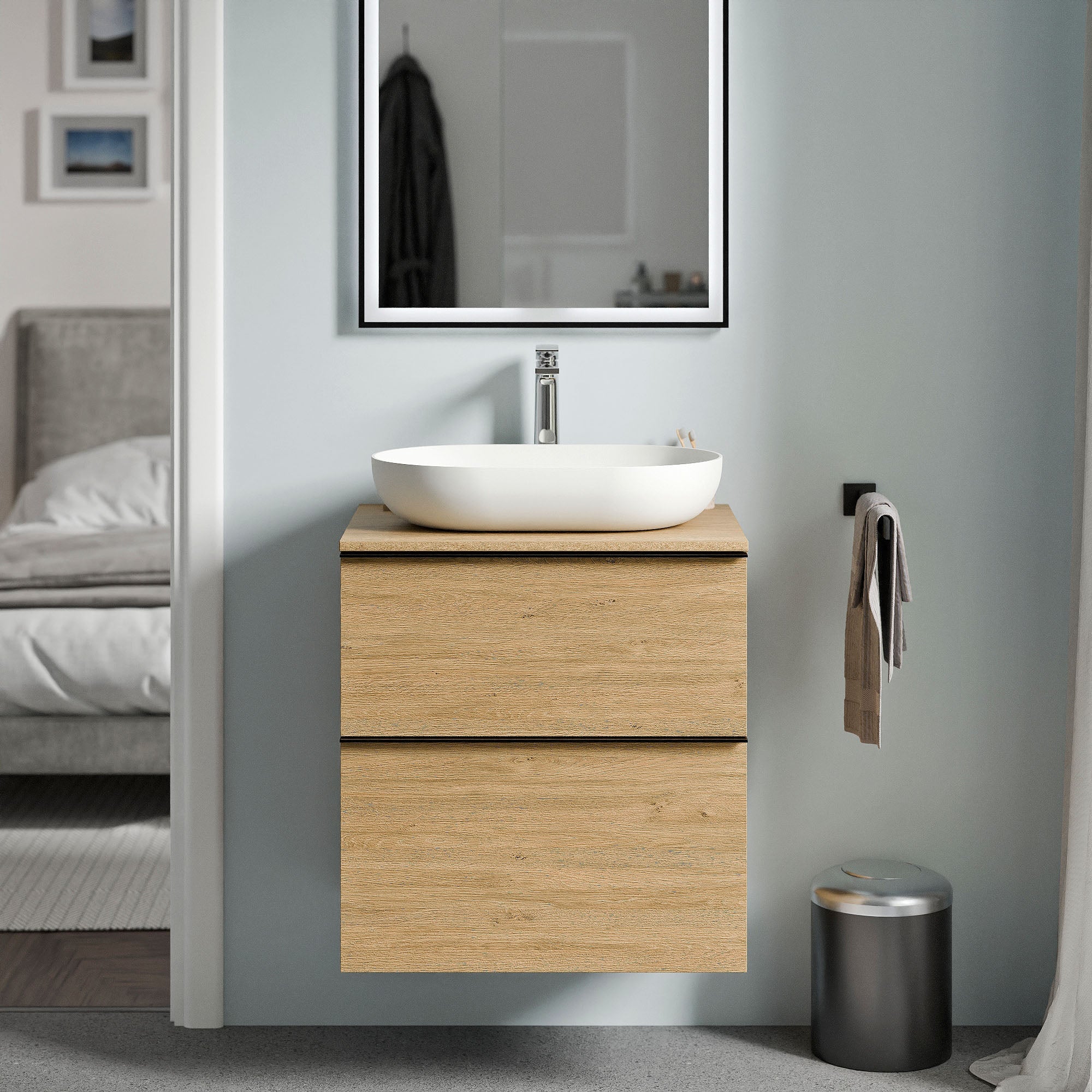 Meuble salle de bain LAVOA 60 cm