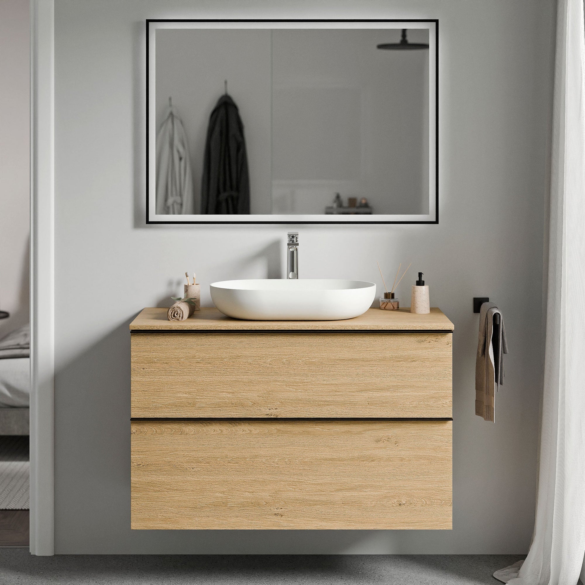 Meuble salle de bain LAVOA 80 cm