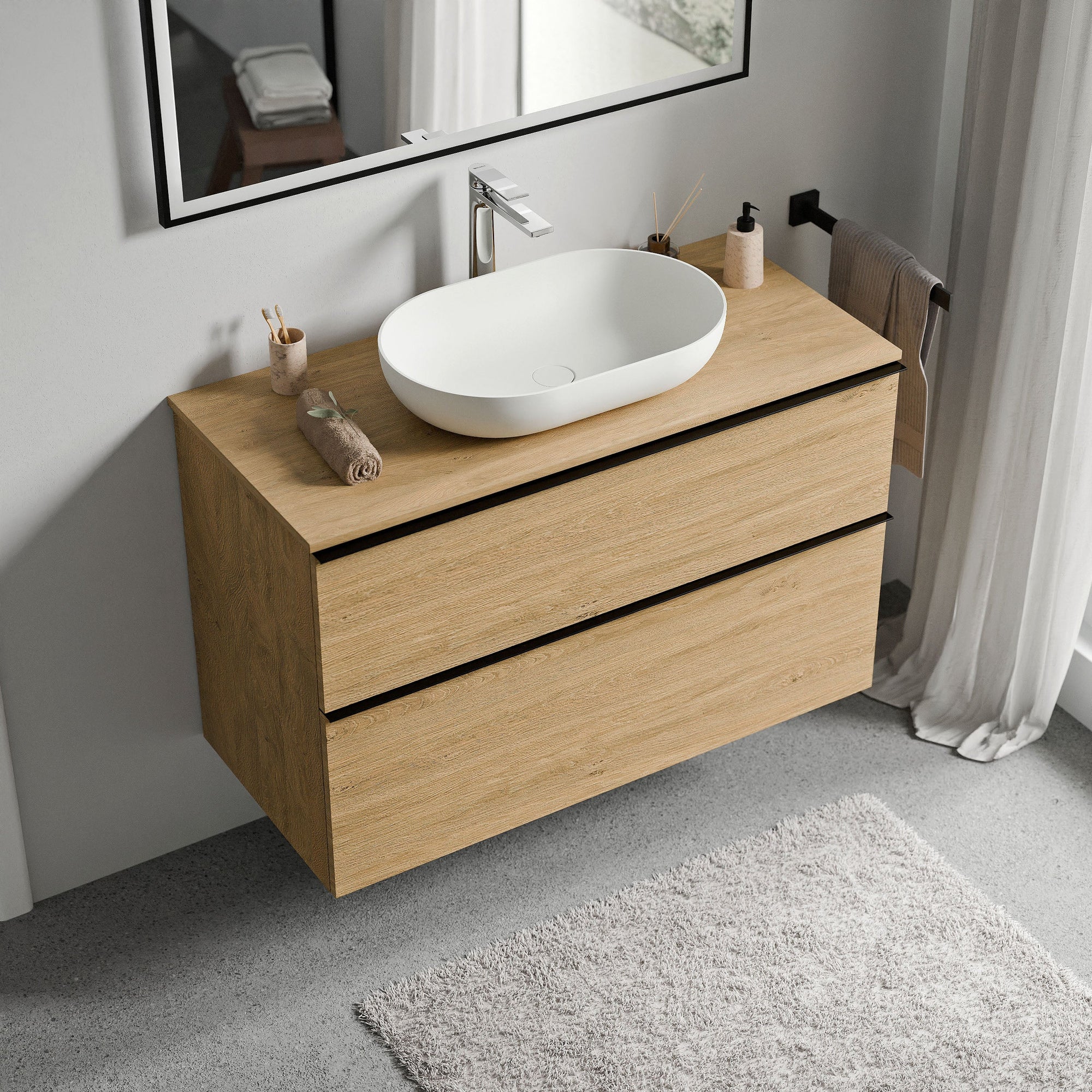 Meuble salle de bain LAVOA 80 cm