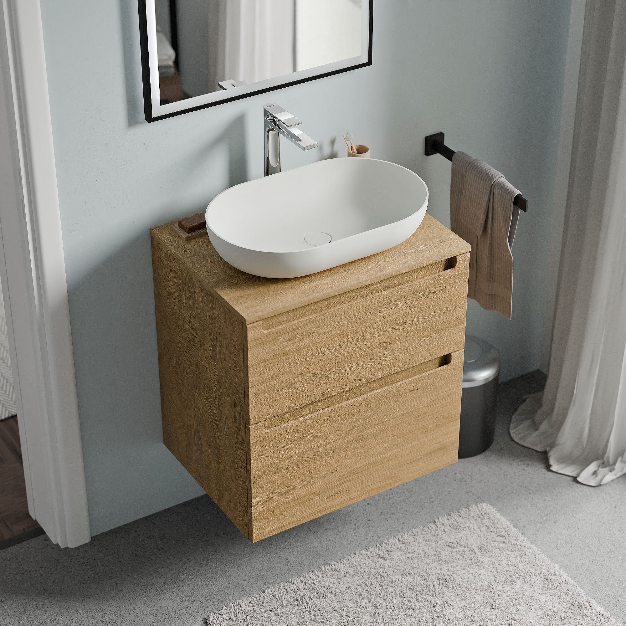 Meuble salle de bain VIREO 60 cm