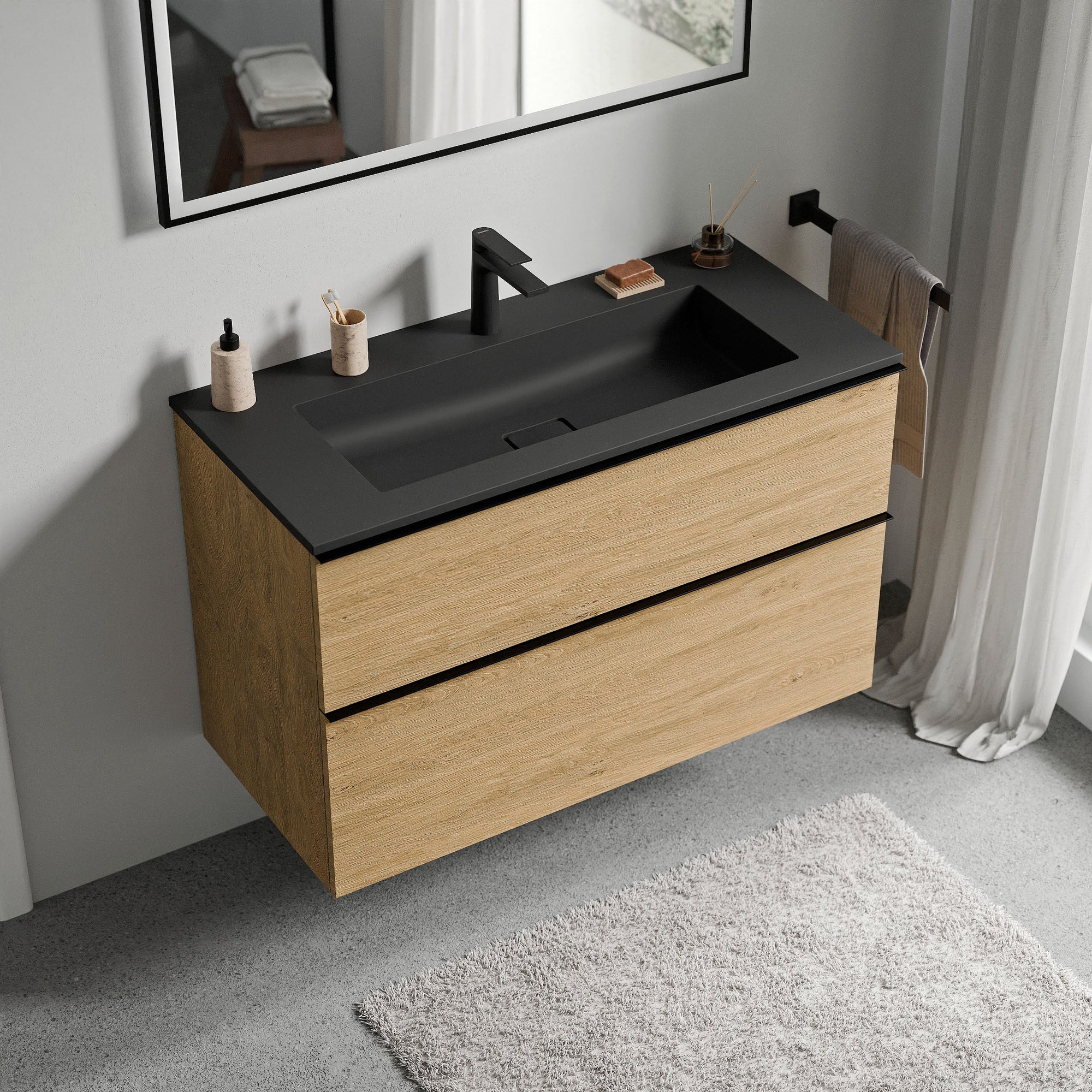 Meuble salle de bain LAVOA 80 cm