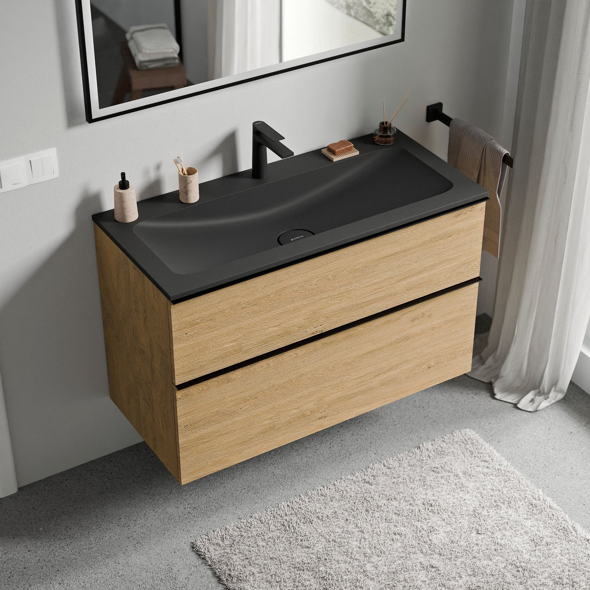 Meuble salle de bain LAVOA 100 cm