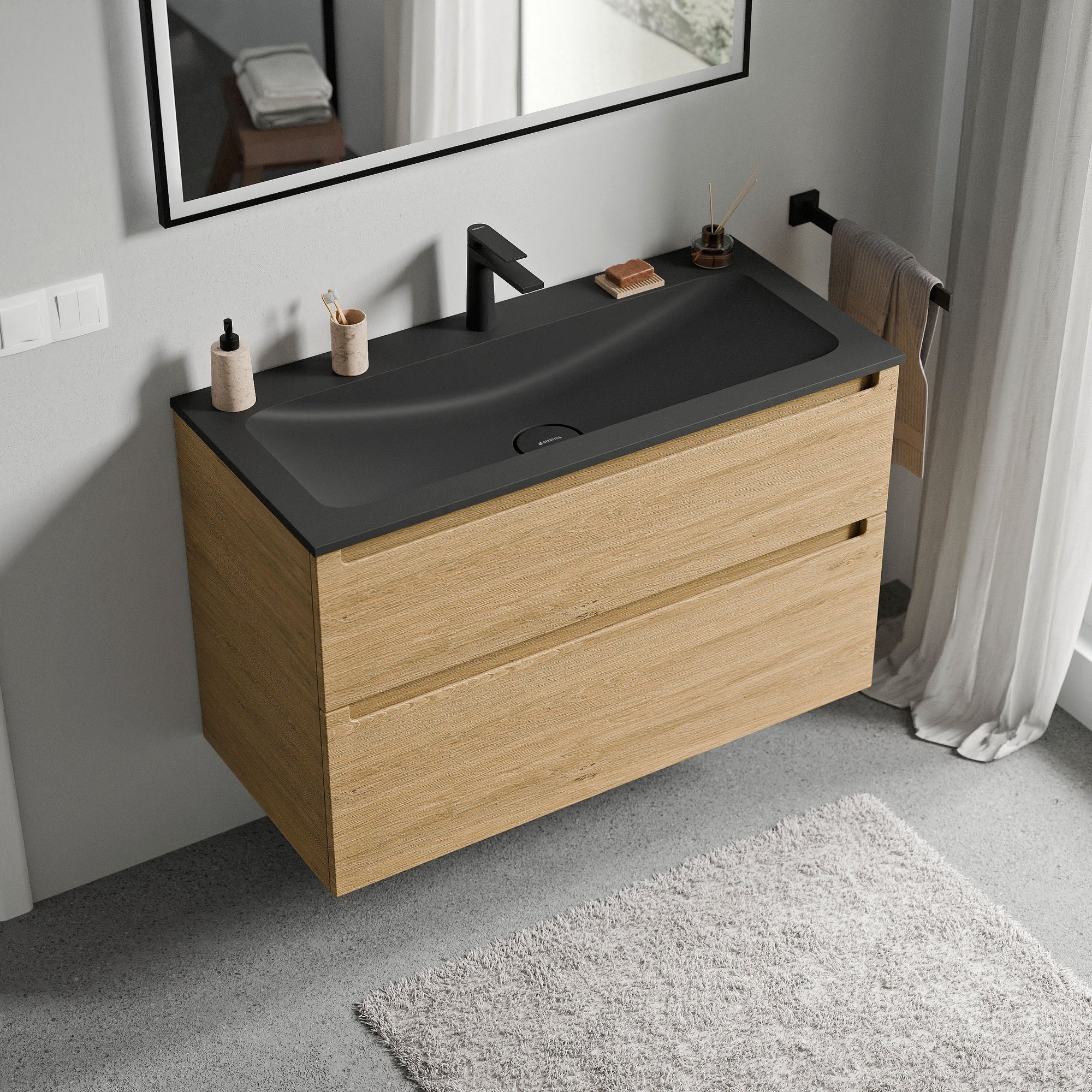 Meuble salle de bain VIREO 80 cm