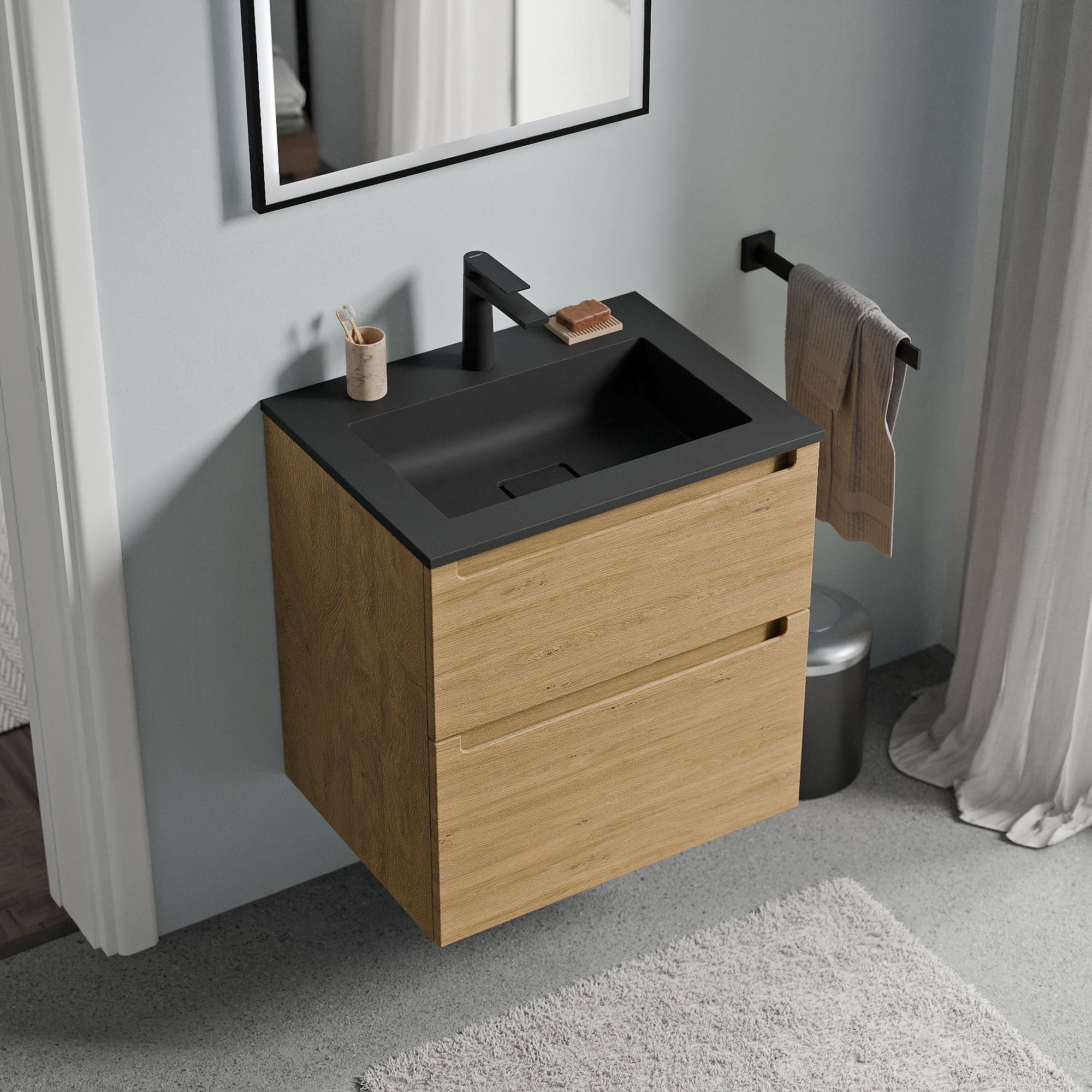 Meuble salle de bain VIREO 60 cm