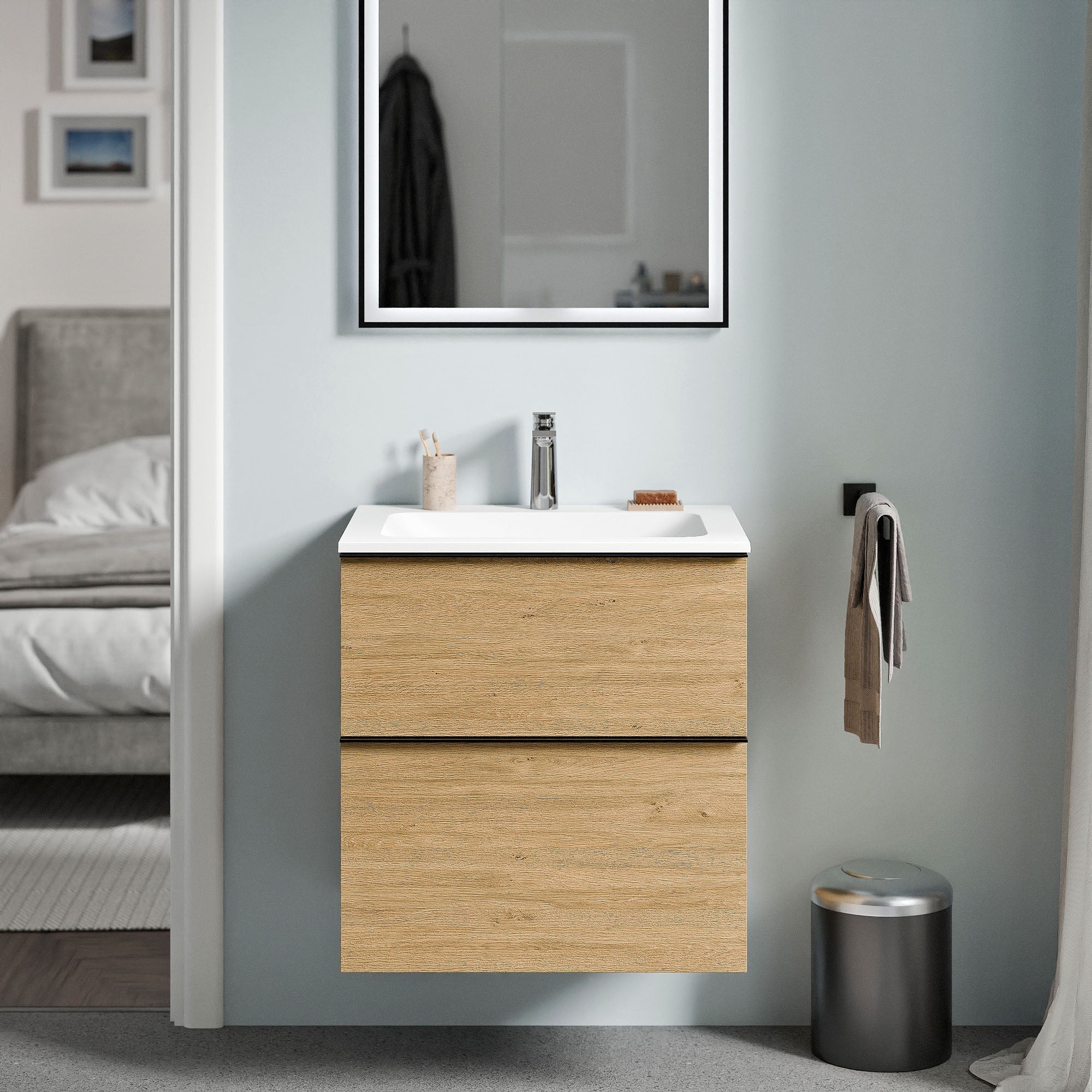 Meuble salle de bain LAVOA 60 cm