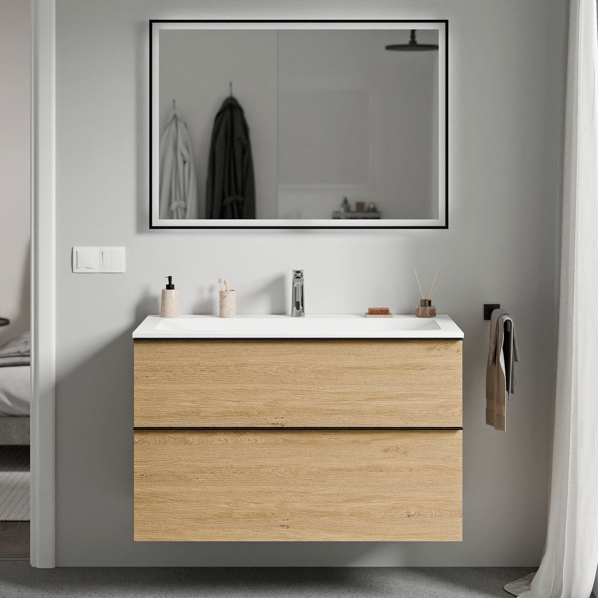 Meuble salle de bain LAVOA 100 cm