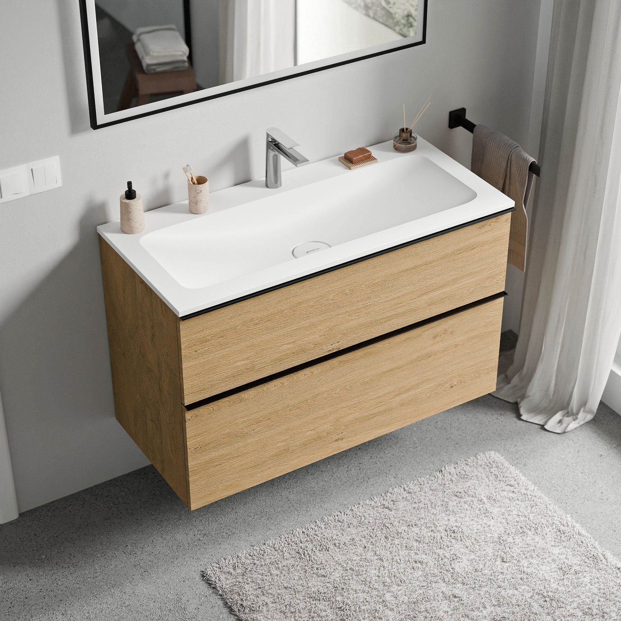Meuble salle de bain LAVOA 80 cm