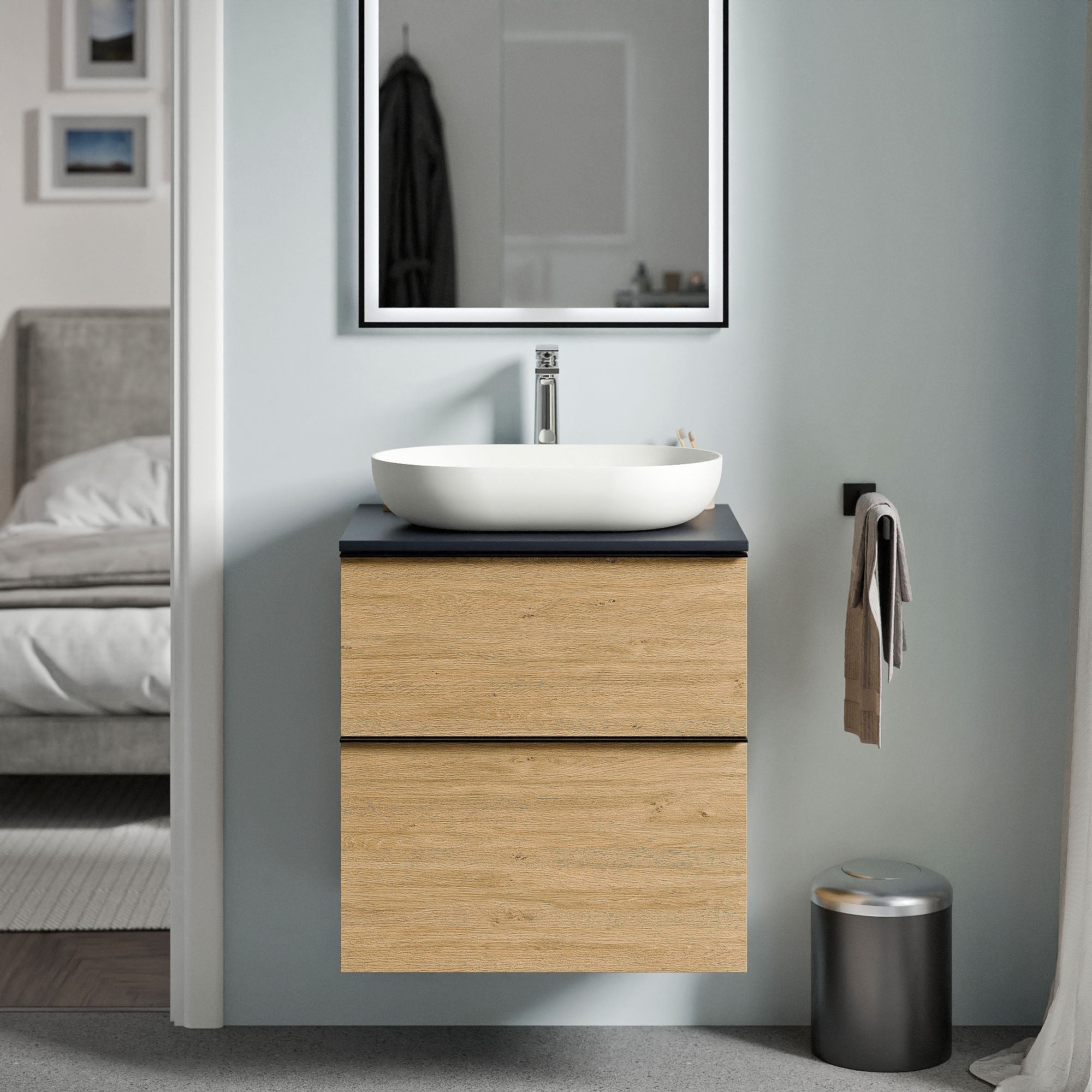 Meuble salle de bain LAVOA 60 cm