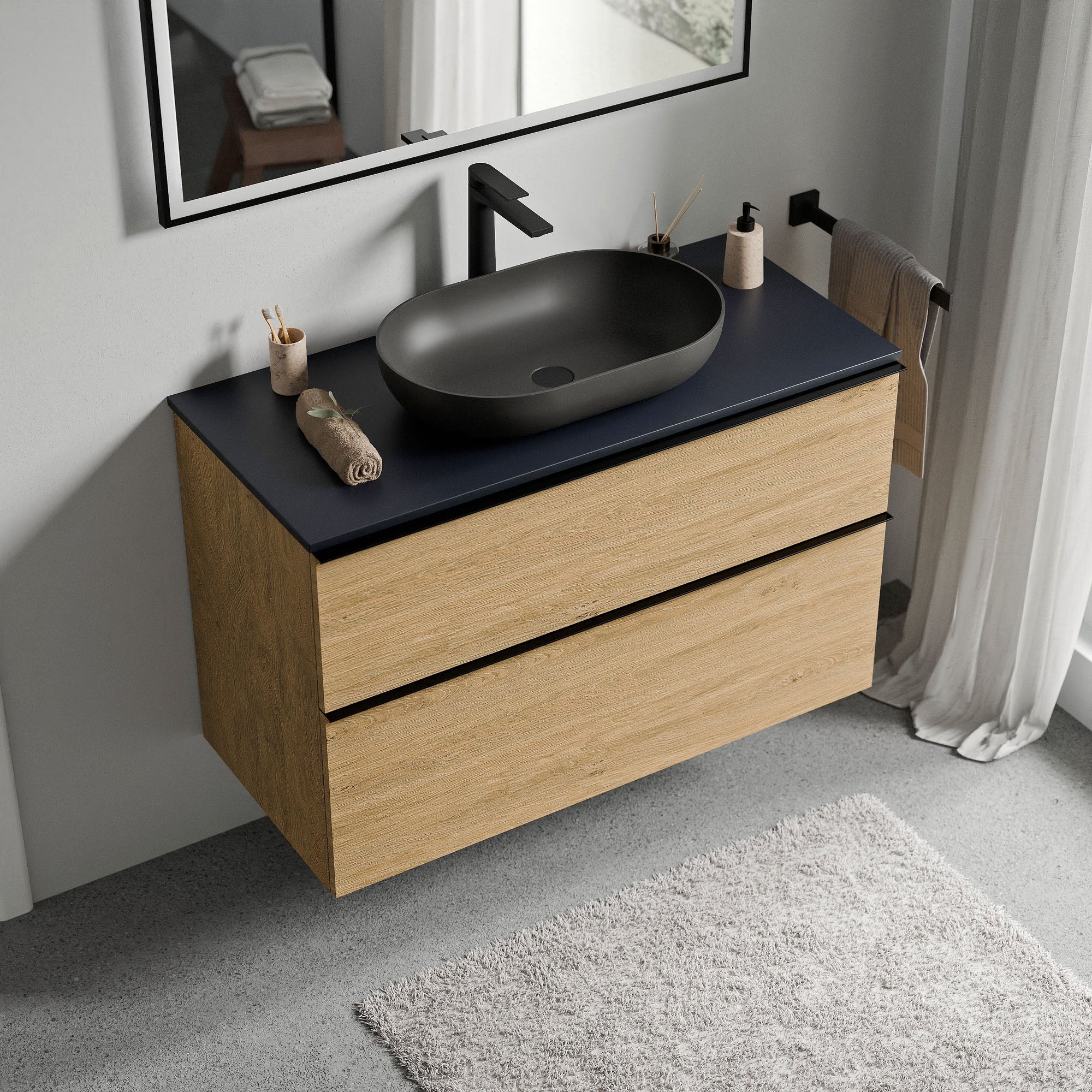 Meuble salle de bain LAVOA 80 cm
