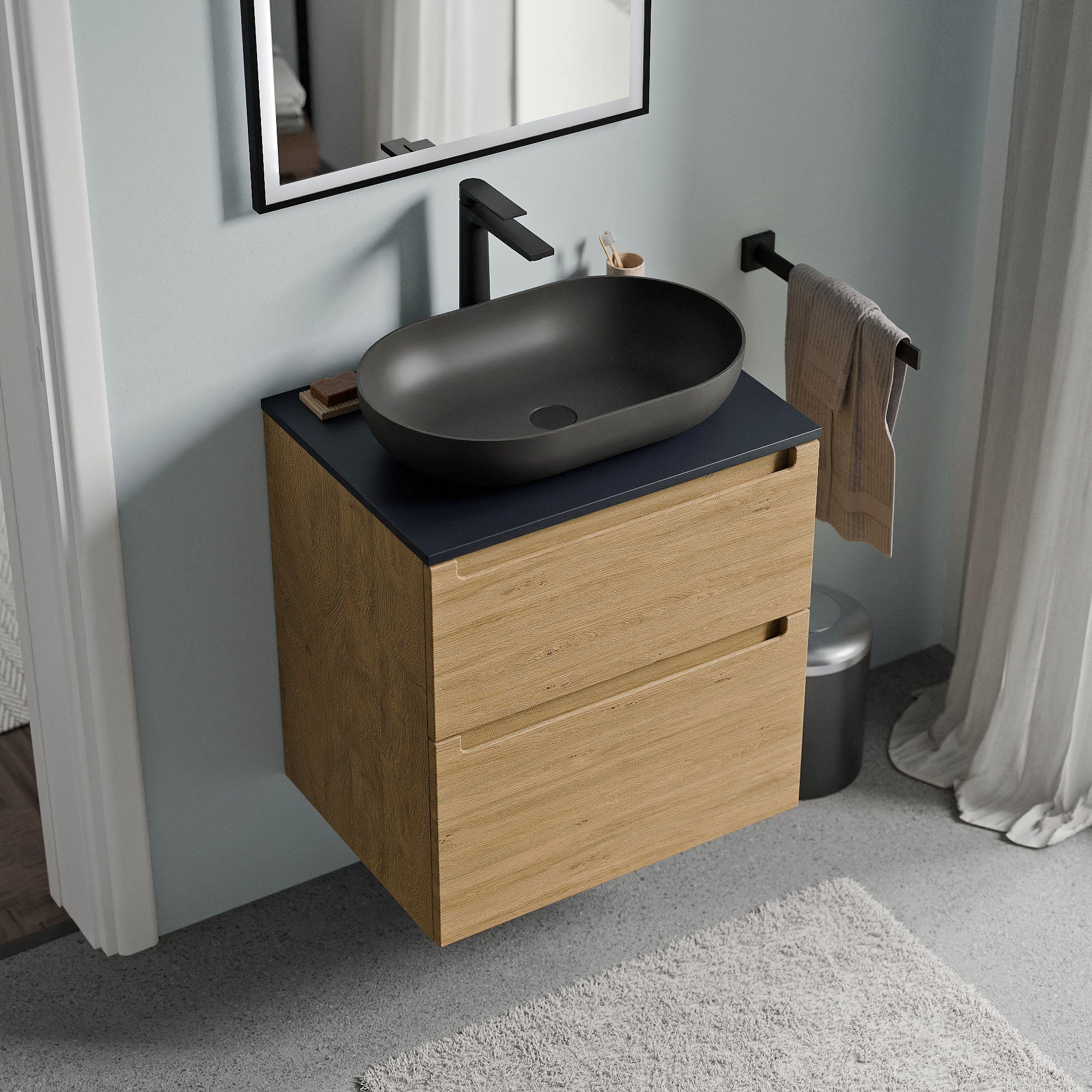 Meuble salle de bain VIREO 60 cm