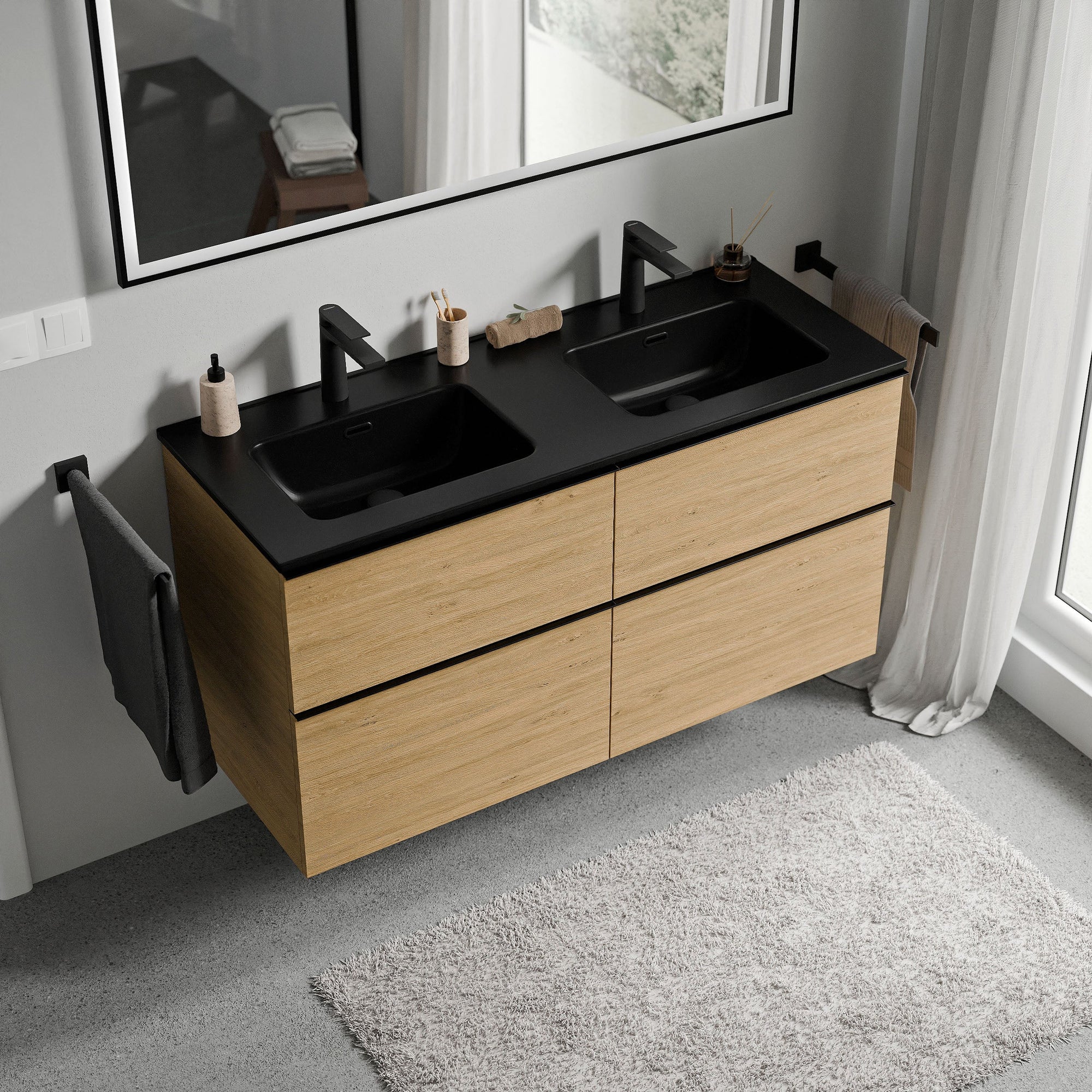 Meuble salle de bain LAVOA 120 cm