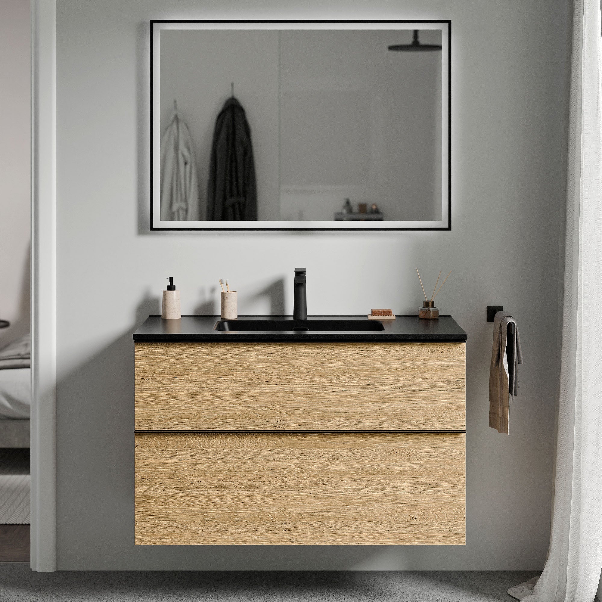 Meuble salle de bain LAVOA 100 cm