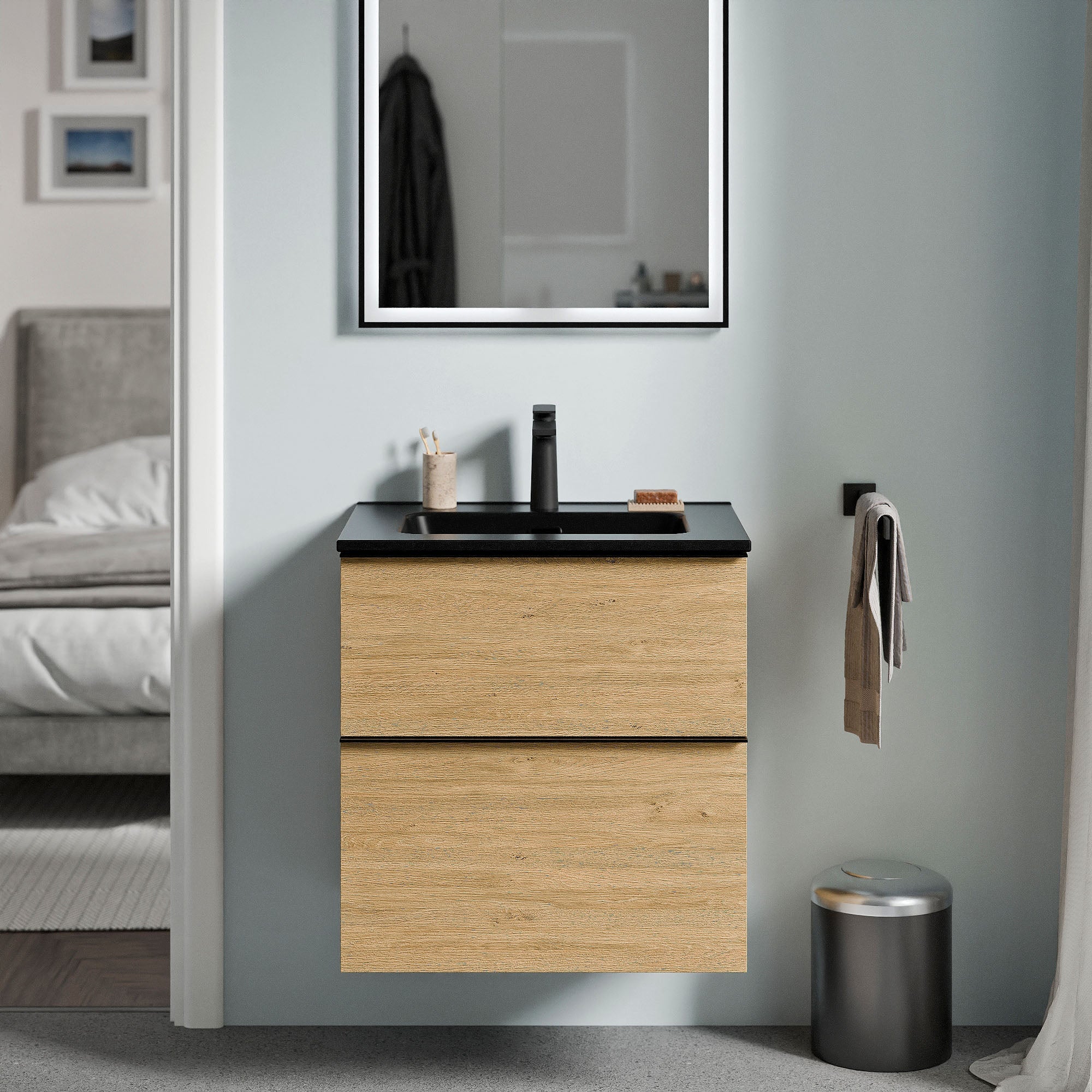 Meuble salle de bain LAVOA 60 cm