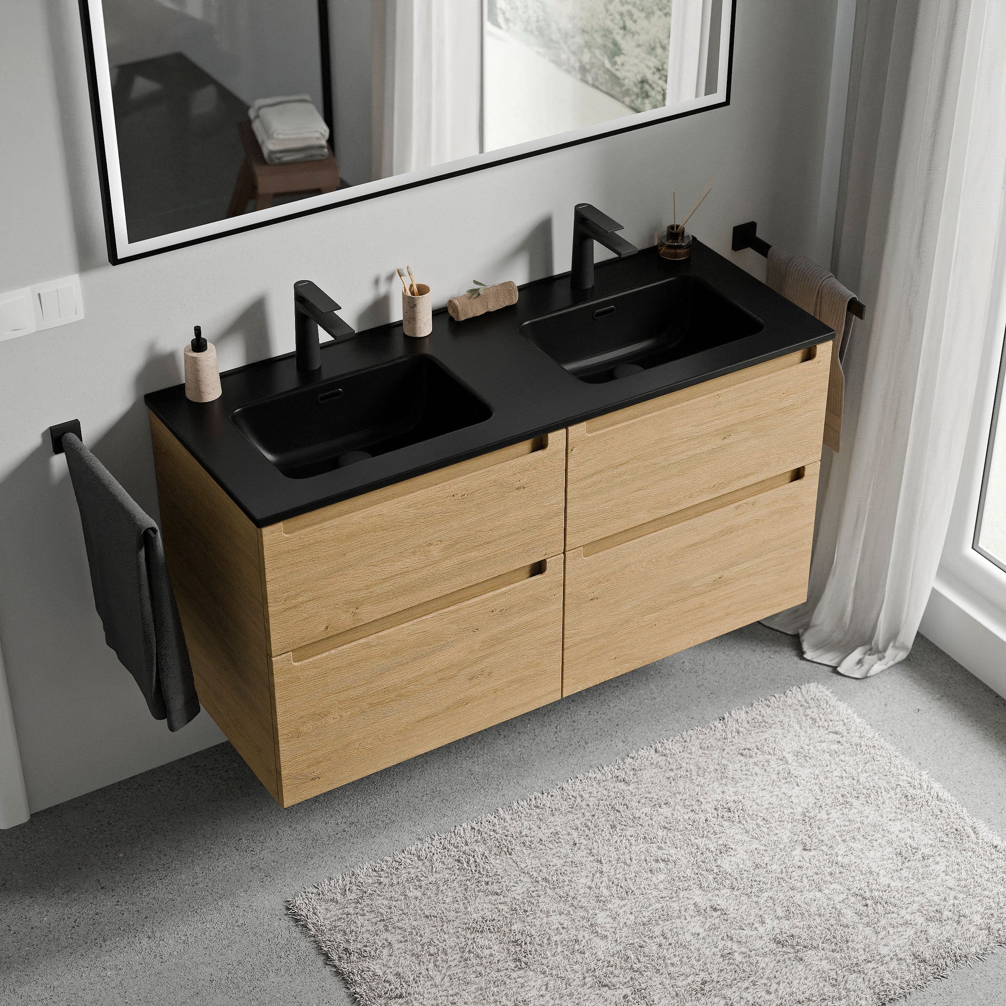 Meuble salle de bain VIREO 120 cm
