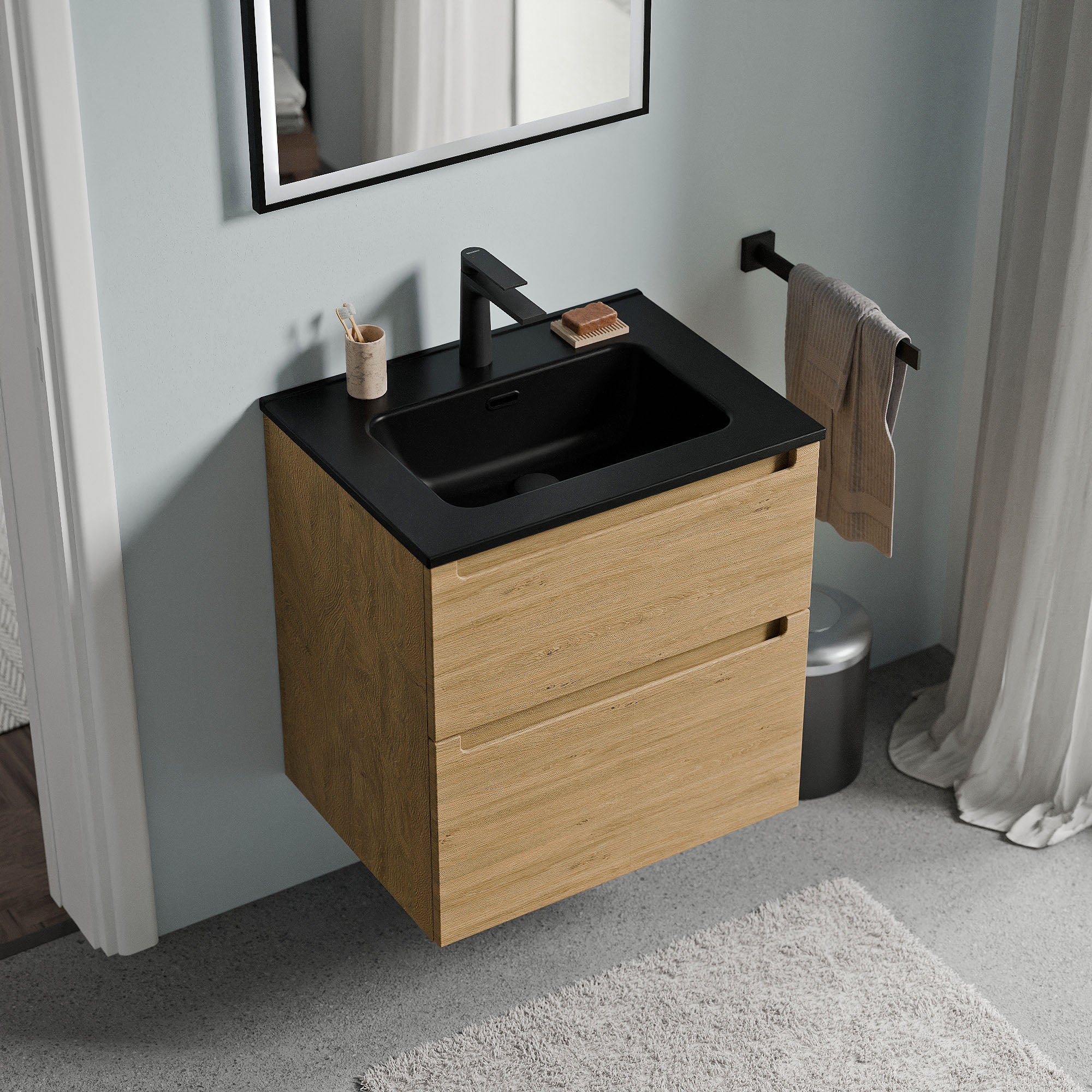 Meuble salle de bain VIREO 60 cm