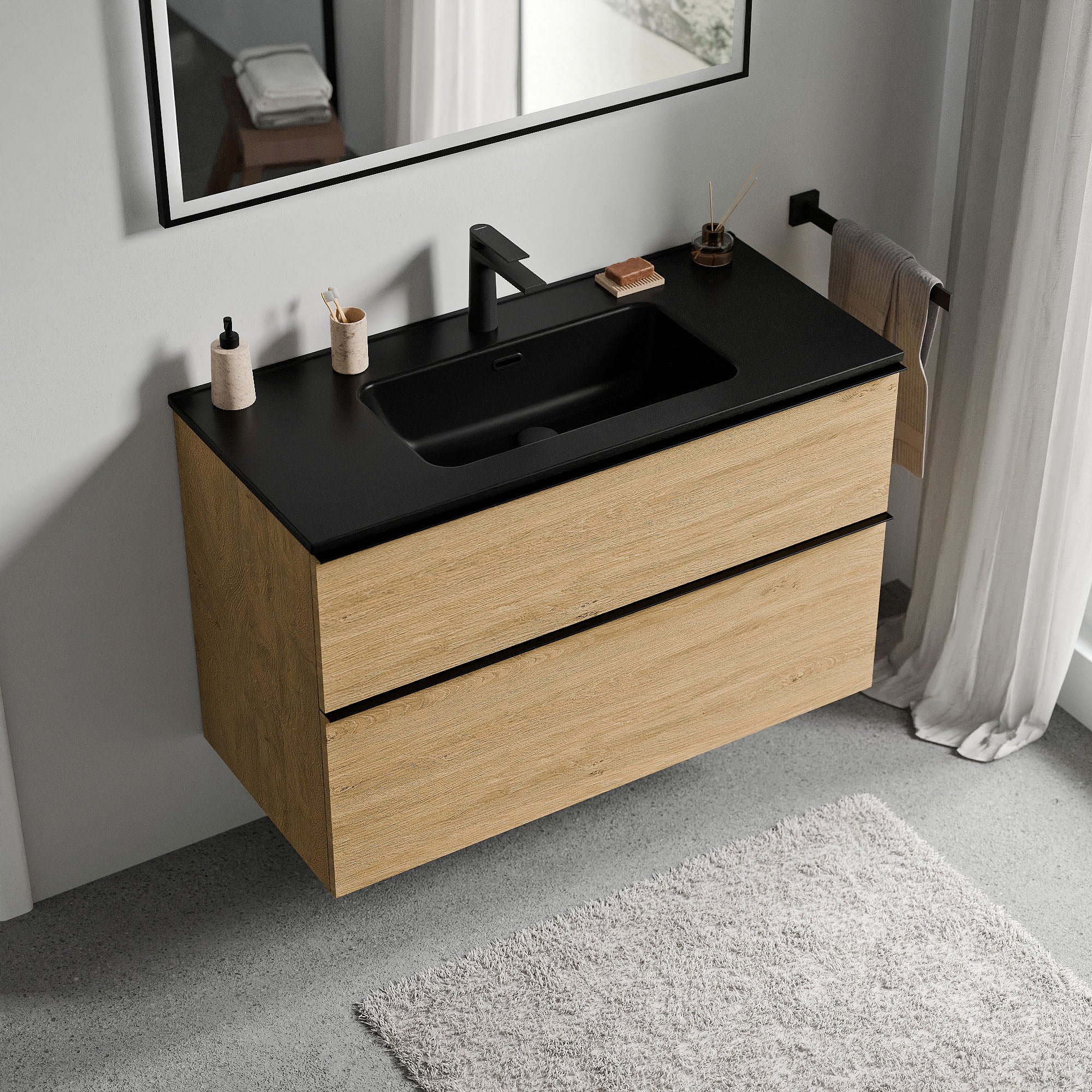 Meuble salle de bain LAVOA 80 cm