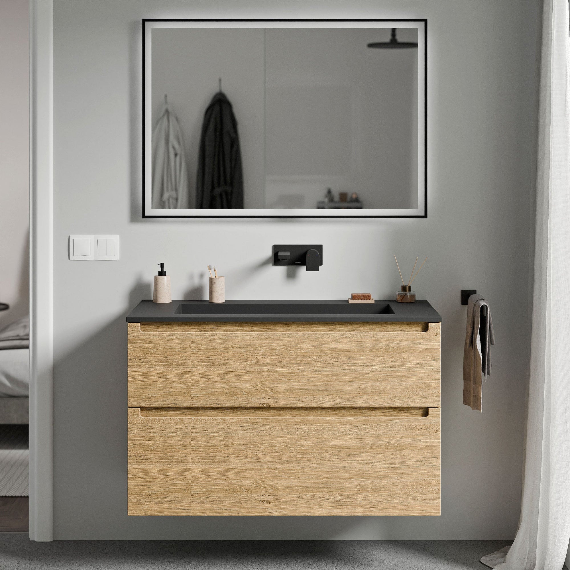 Meuble salle de bain VIREO 80 cm
