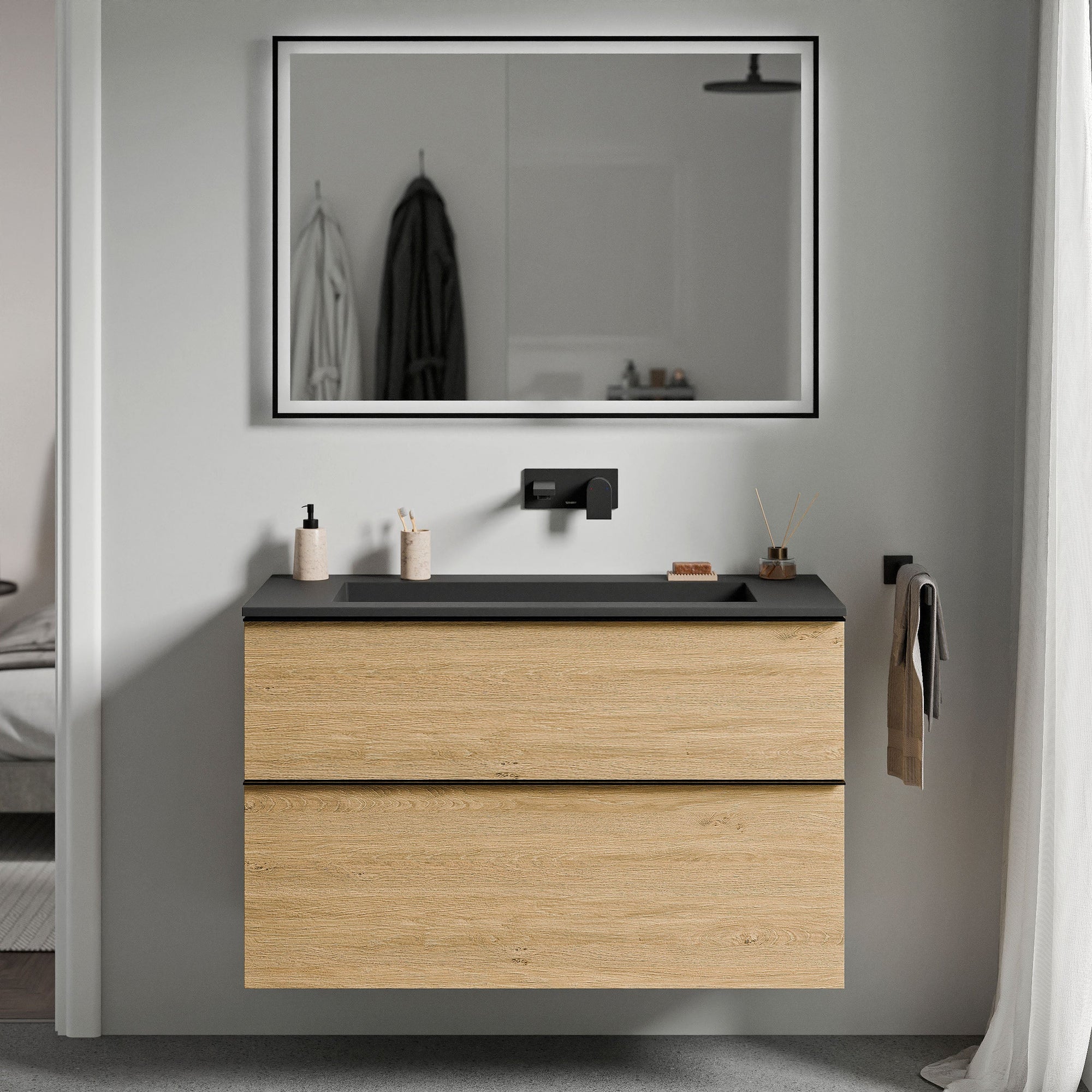 Meuble salle de bain LAVOA 80 cm