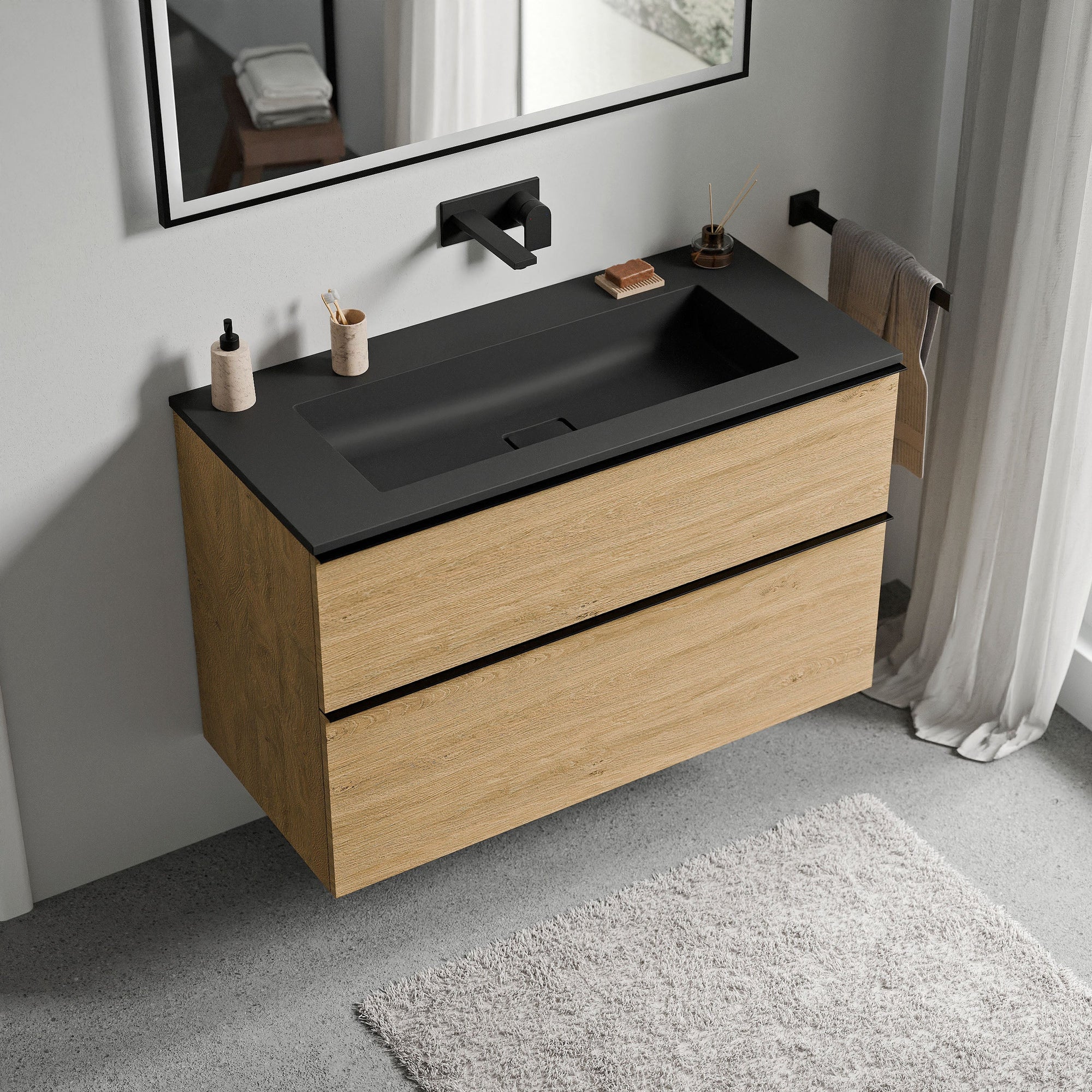 Meuble salle de bain LAVOA 80 cm