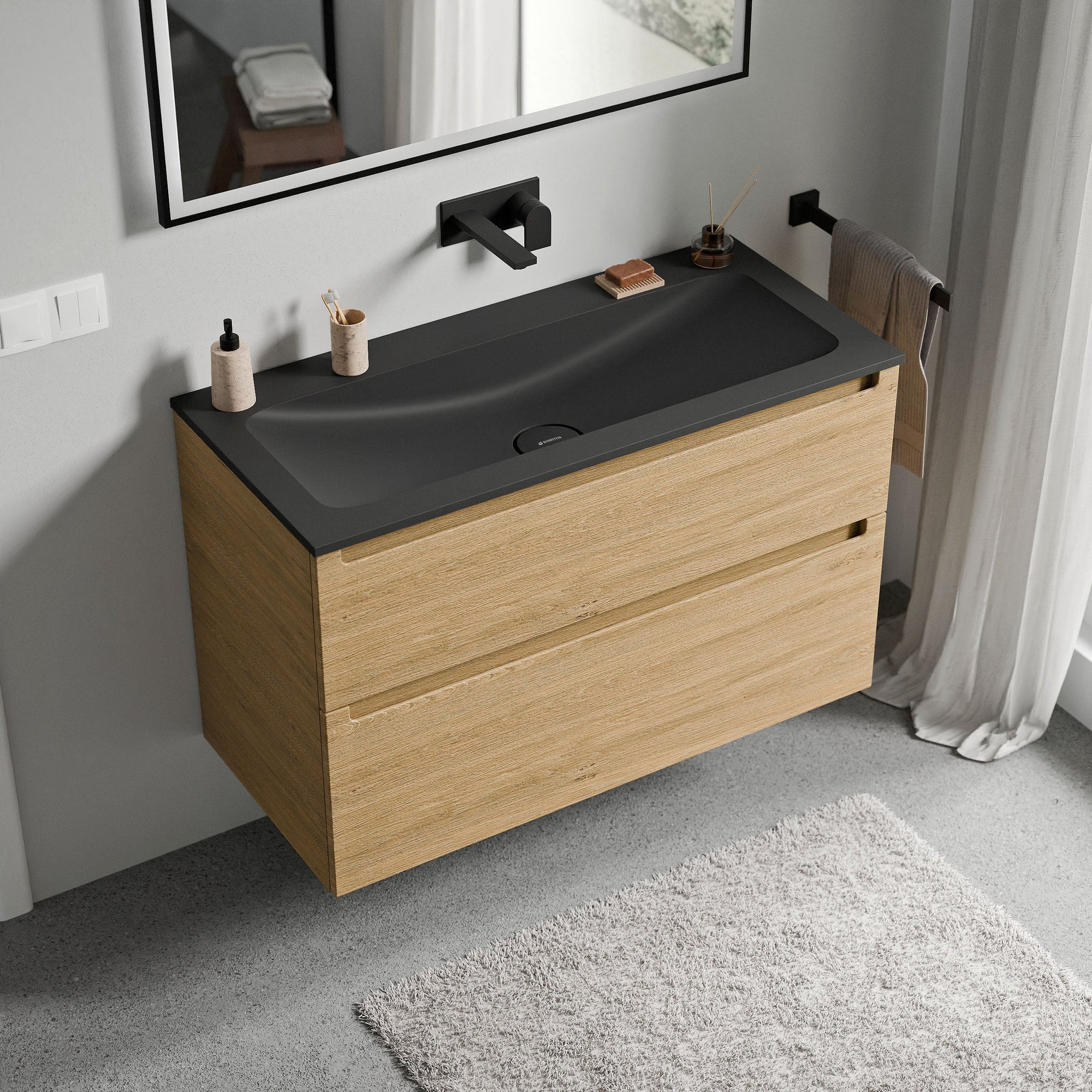 Meuble salle de bain VIREO 100 cm
