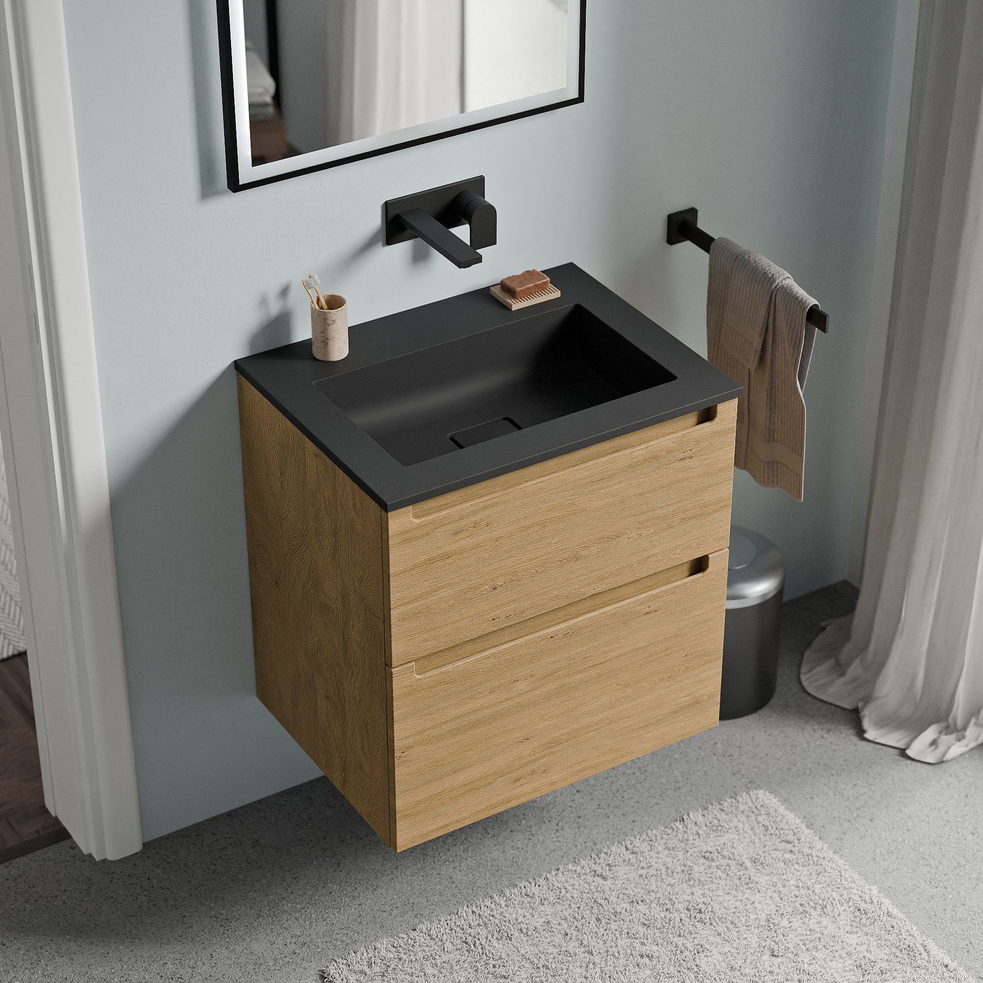 Meuble salle de bain VIREO 60 cm