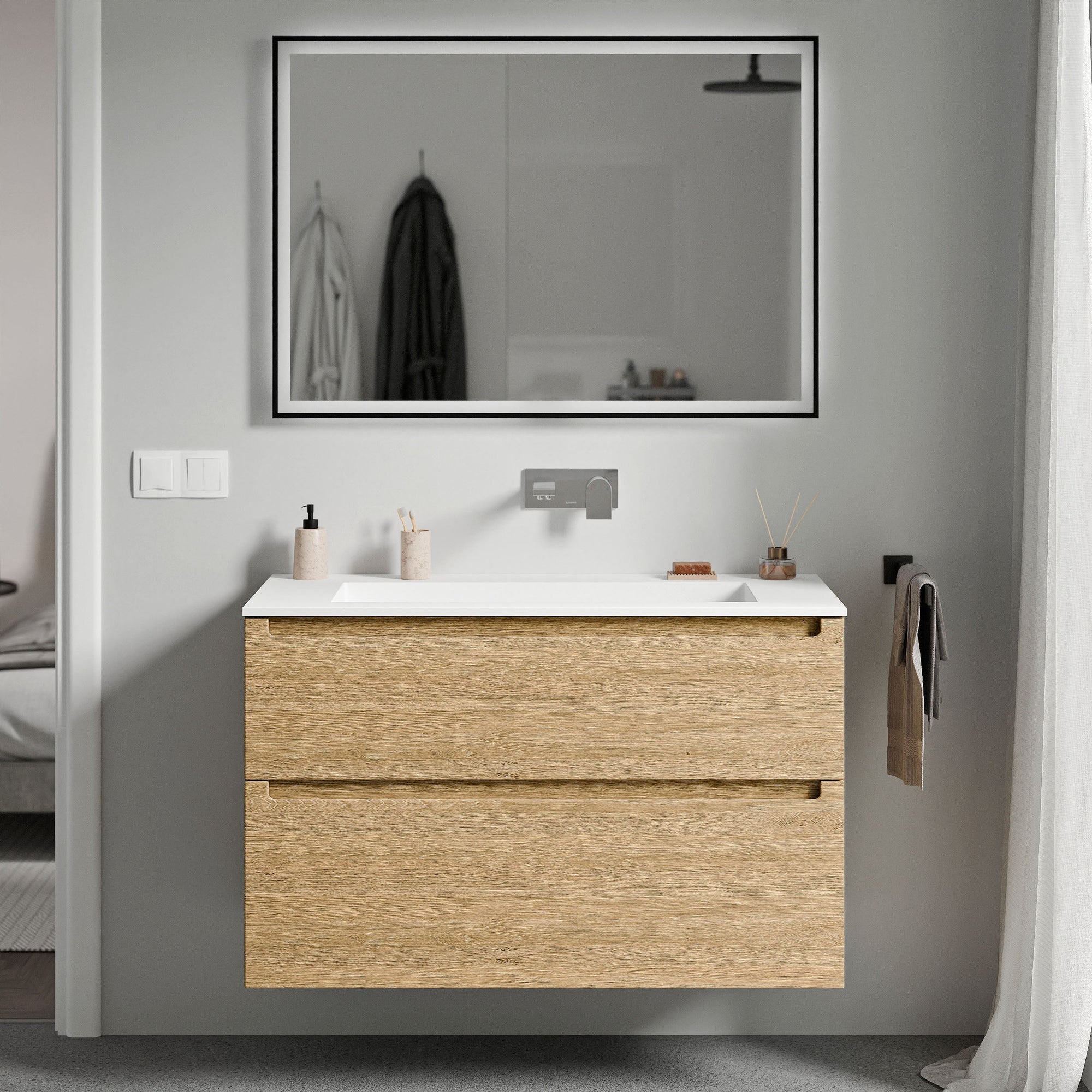 Meuble salle de bain VIREO 80 cm