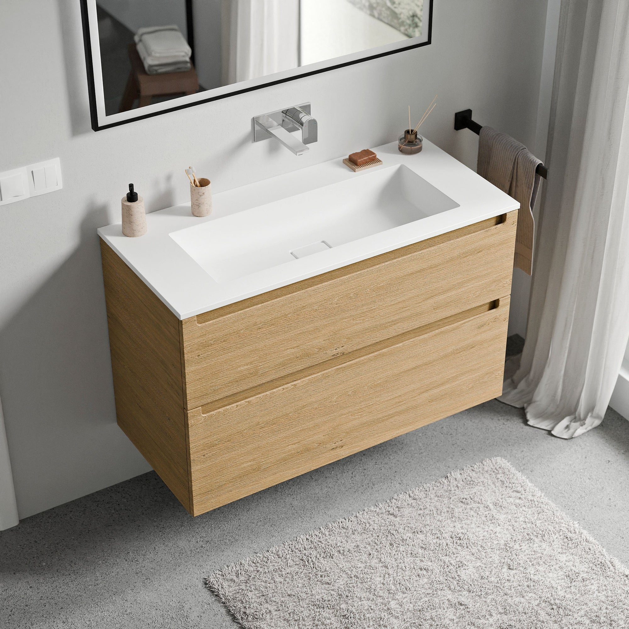 Meuble salle de bain VIREO 80 cm