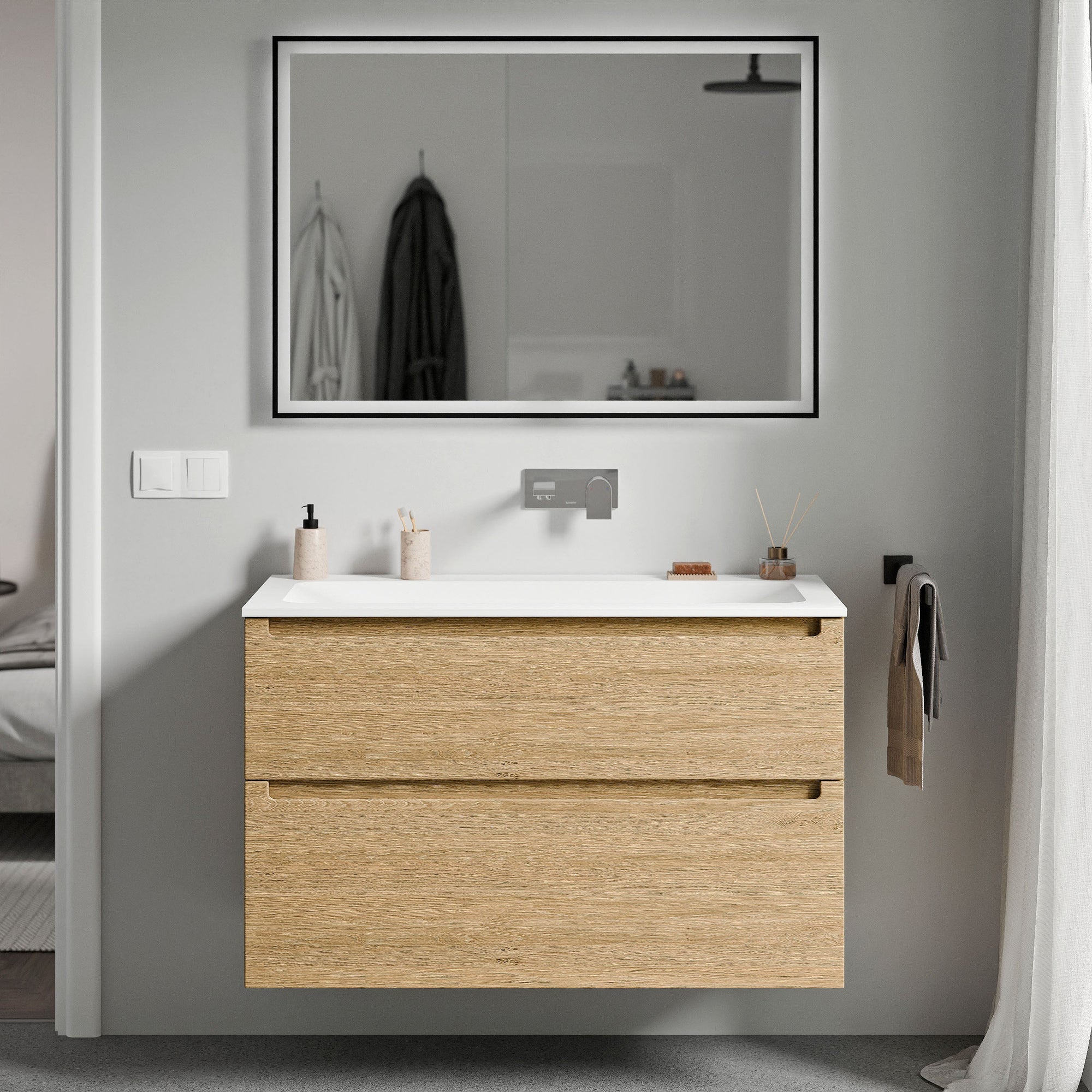 Meuble salle de bain VIREO 100 cm