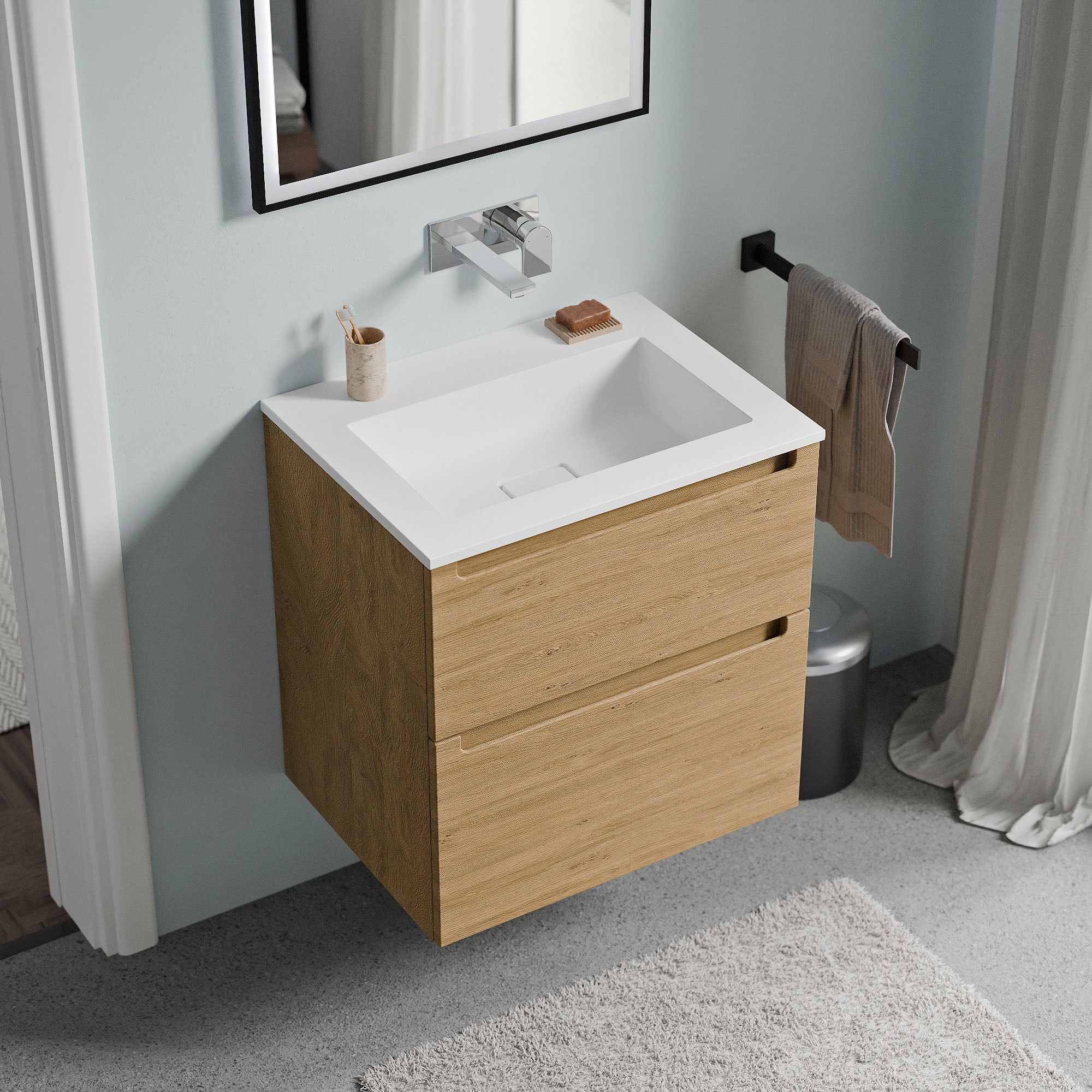Meuble salle de bain VIREO 60 cm
