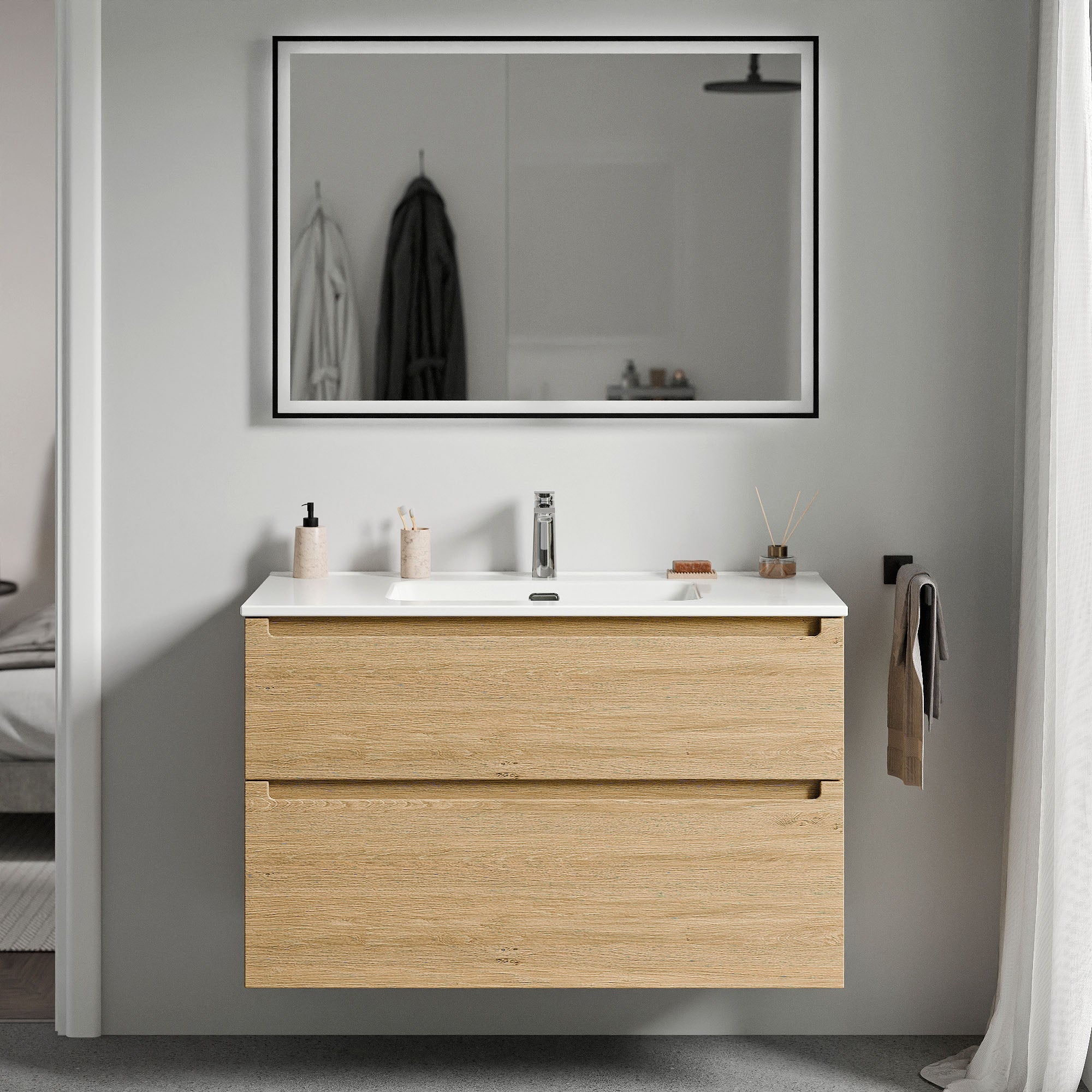 Meuble salle de bain VIREO 100 cm