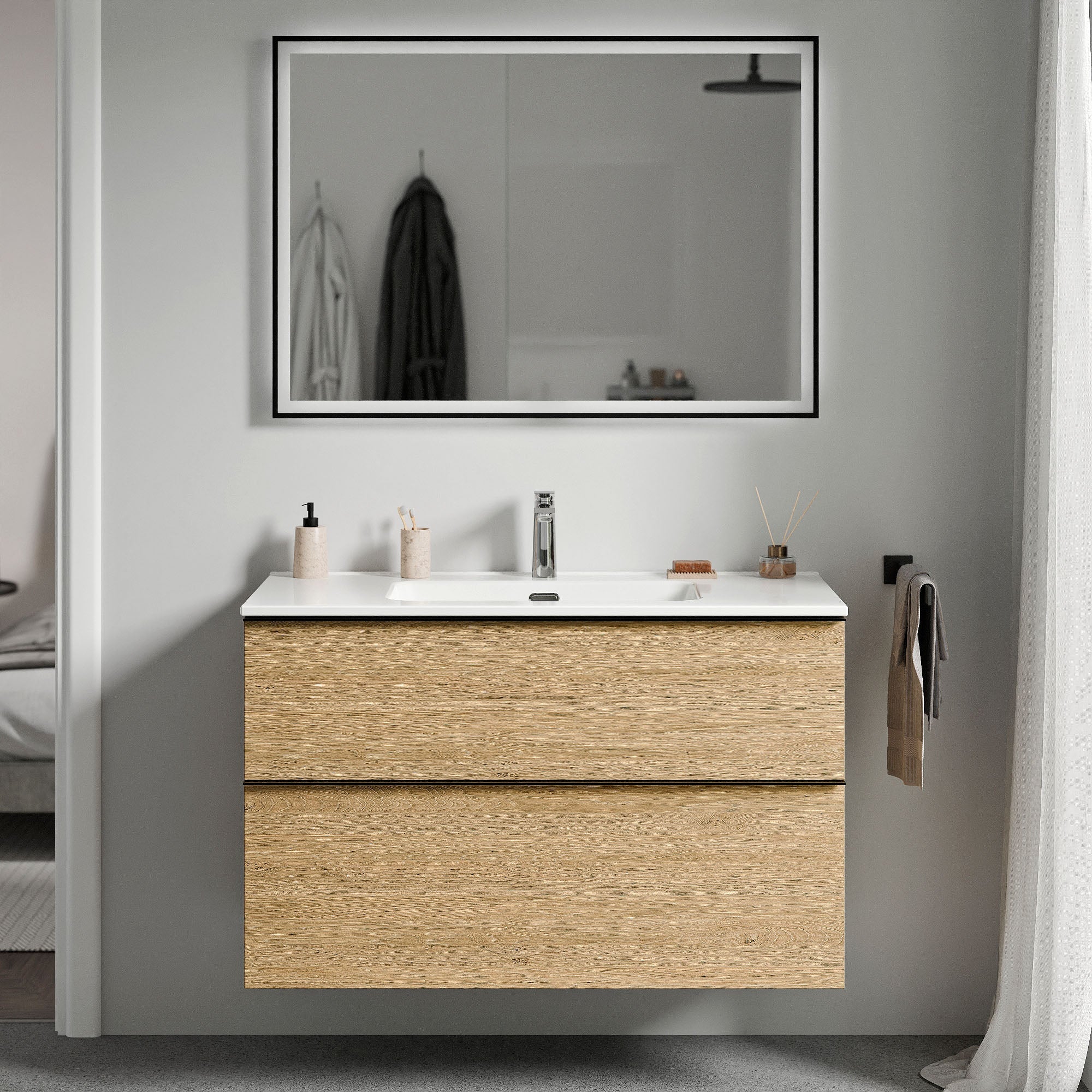 Meuble salle de bain LAVOA 100 cm