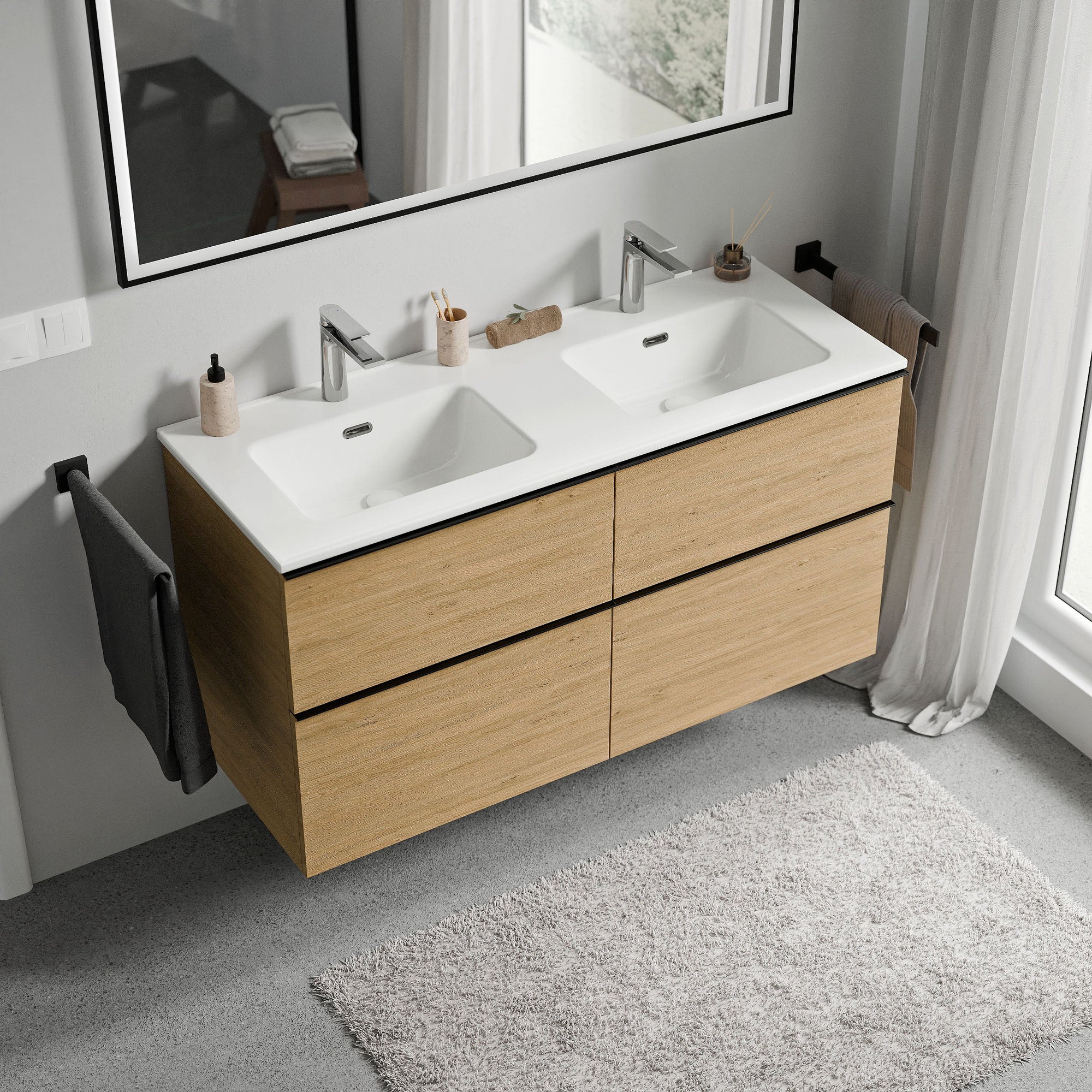 Meuble salle de bain LAVOA 120 cm