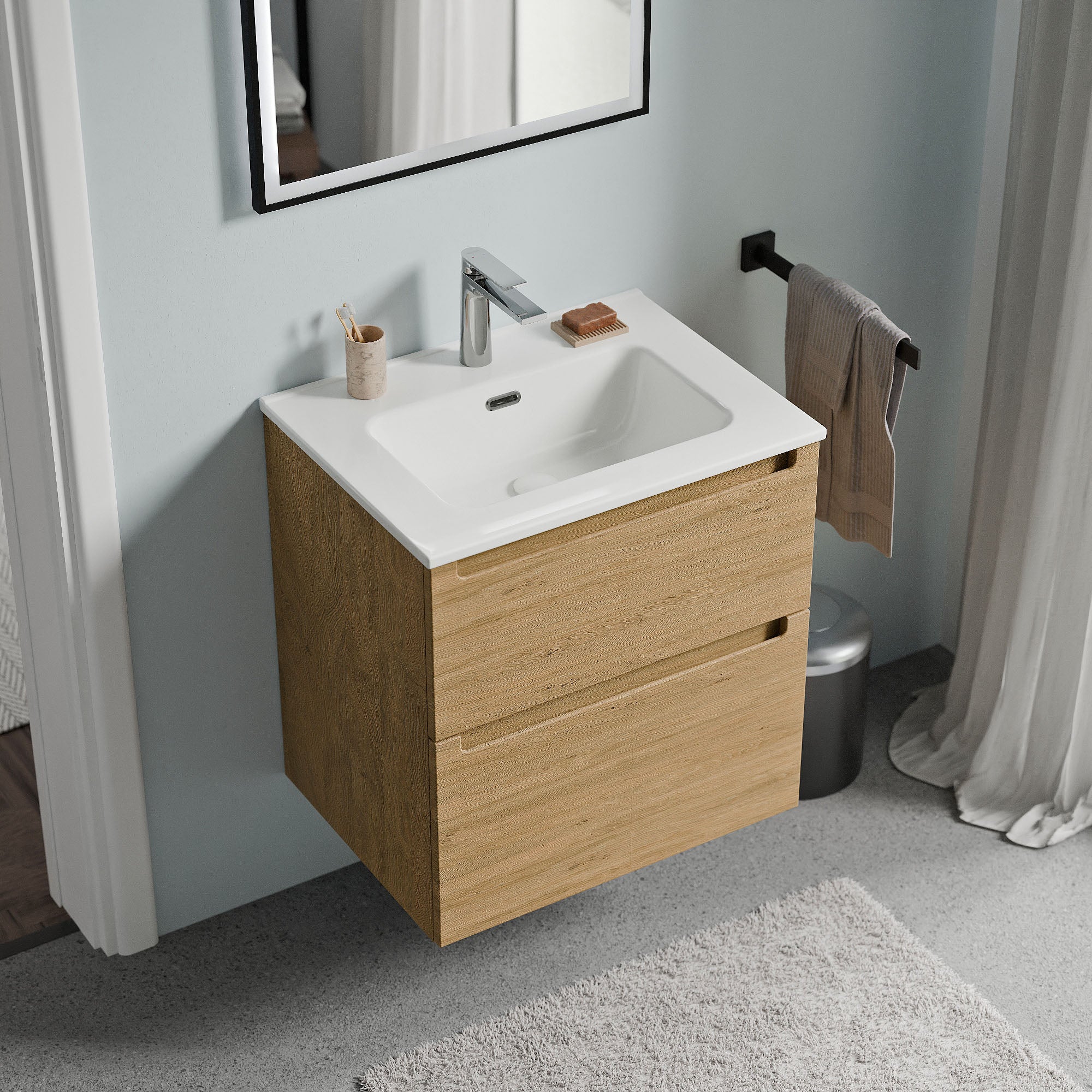 Meuble salle de bain VIREO 60 cm