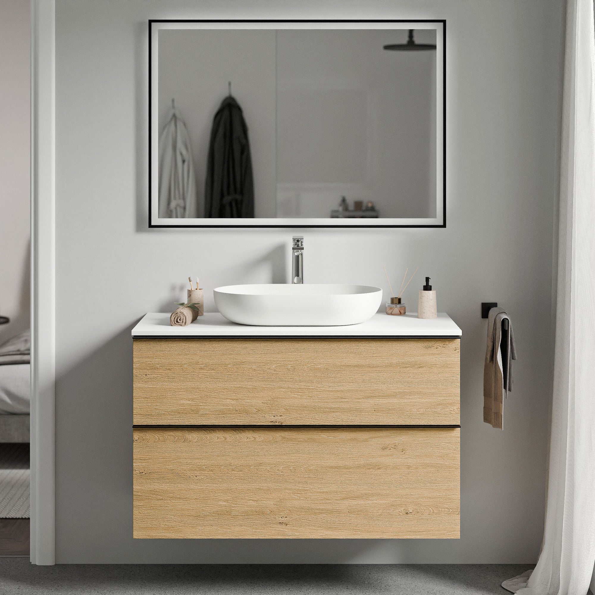 Meuble salle de bain LAVOA 100 cm
