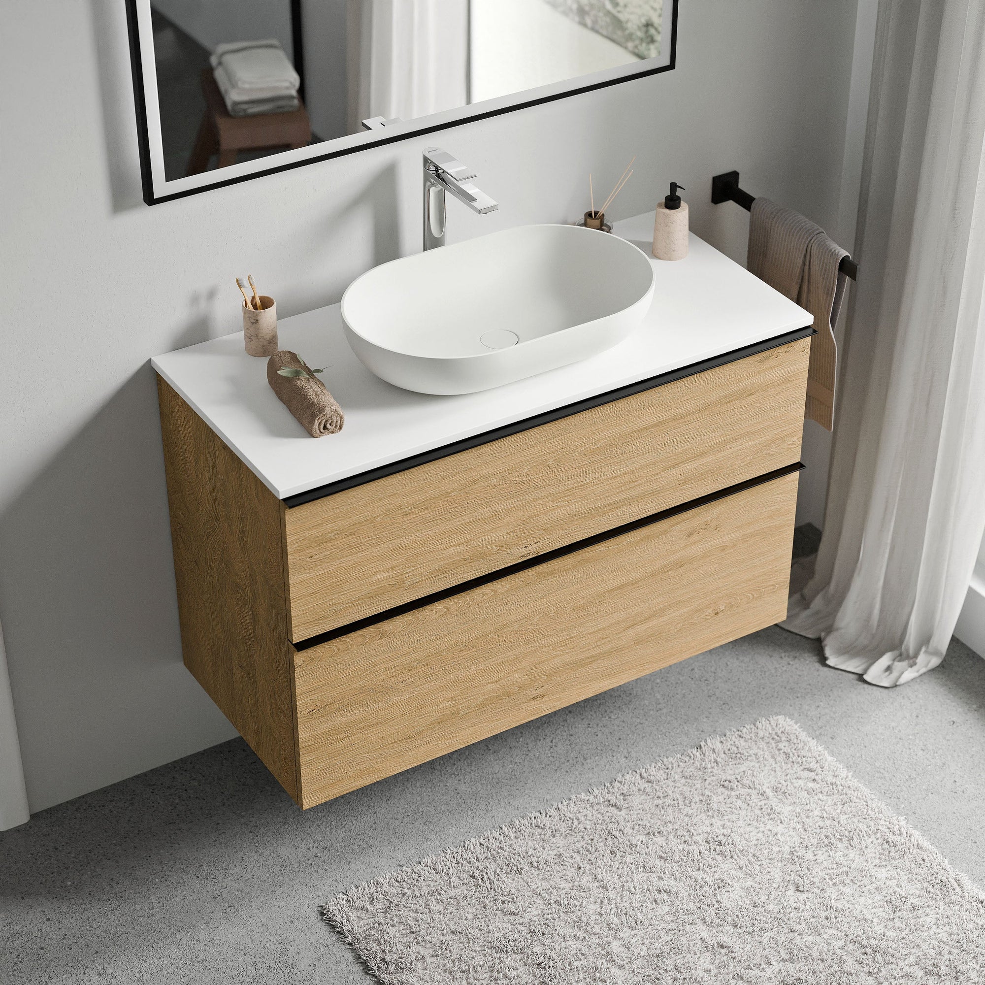 Meuble salle de bain LAVOA 80 cm