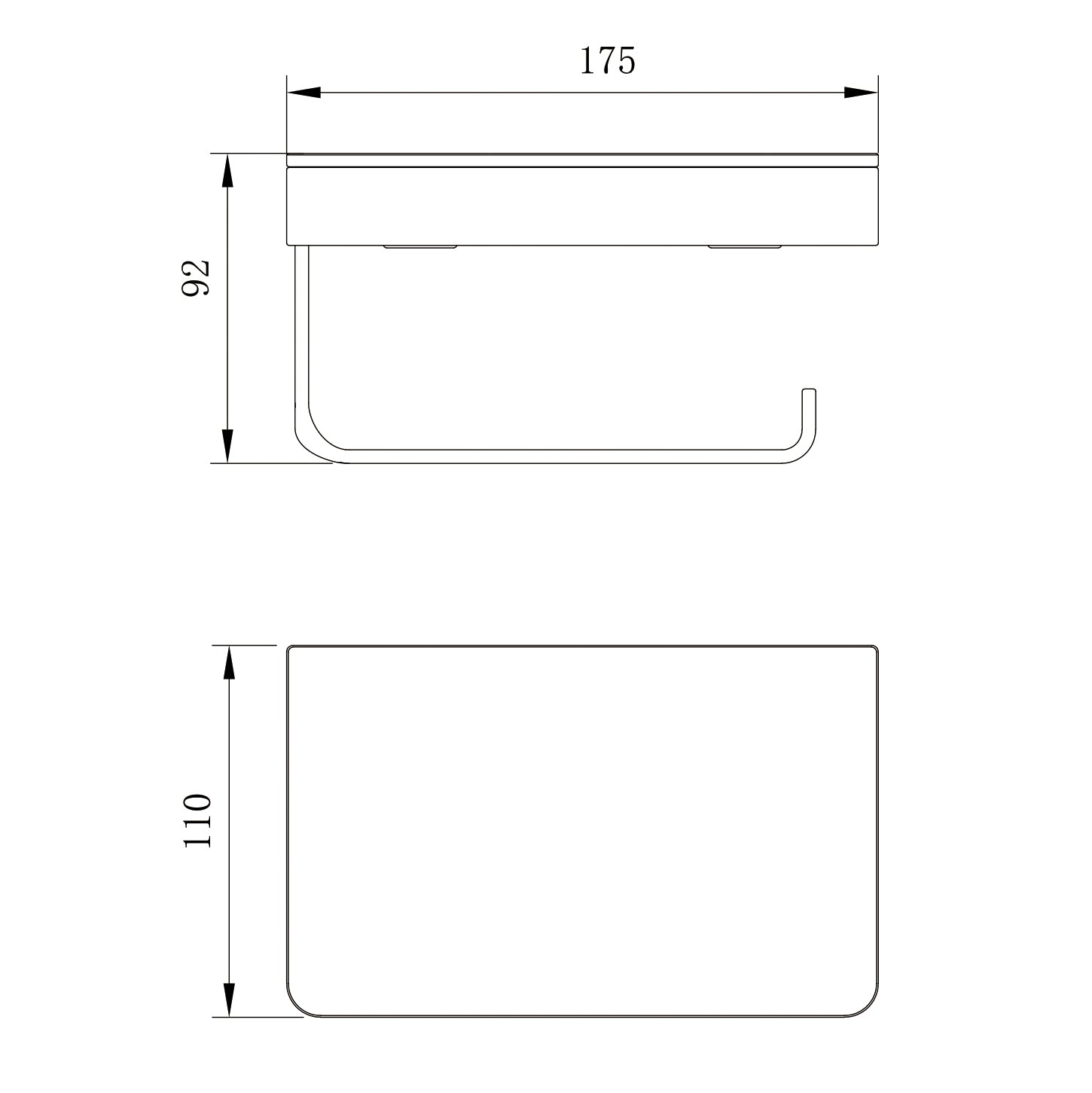 Support de papier toilette G501